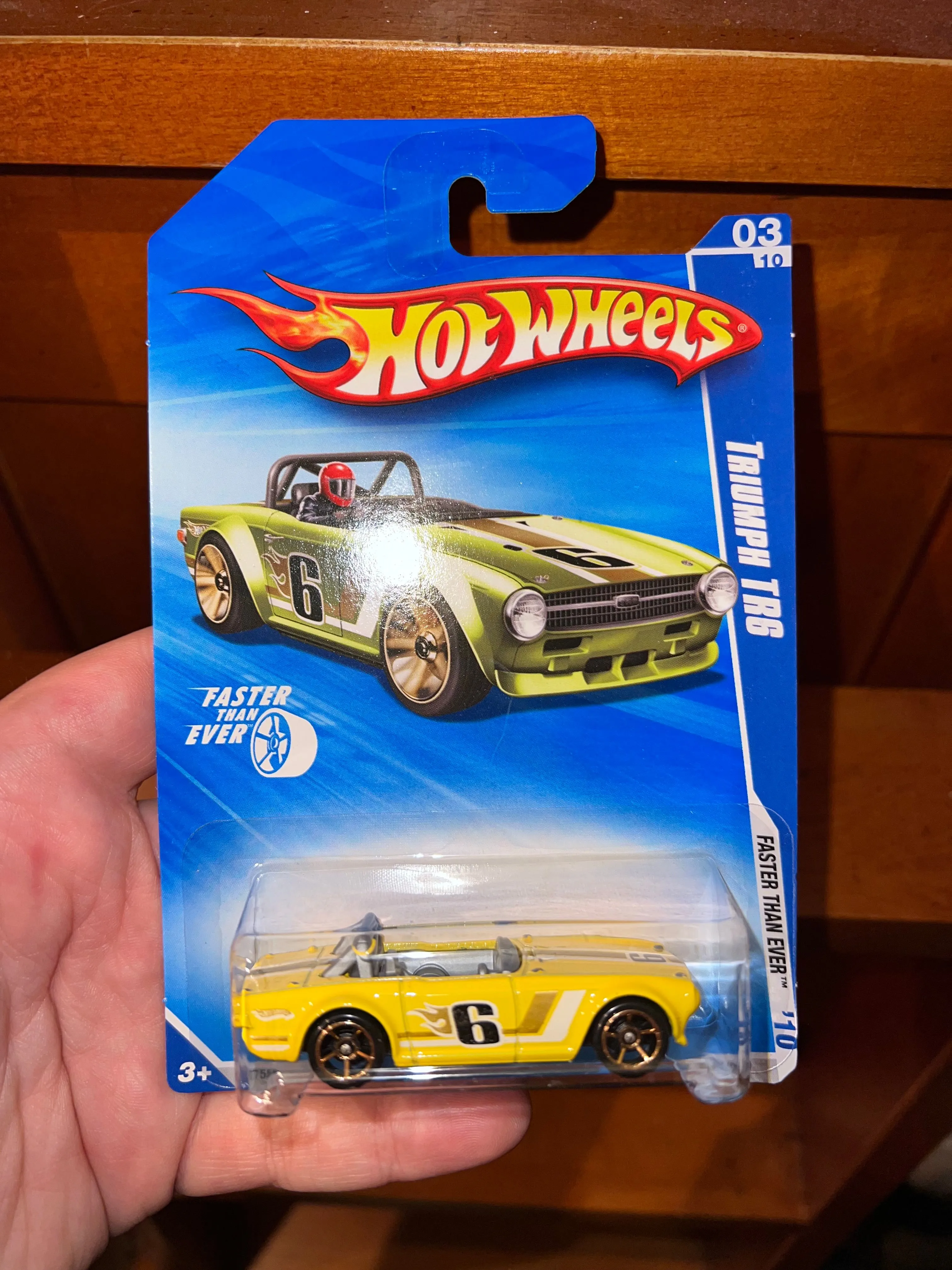 Product image for 2010 Hotwheels Faster Than Ever K-Days Exclusive Color Triumph TR6!!