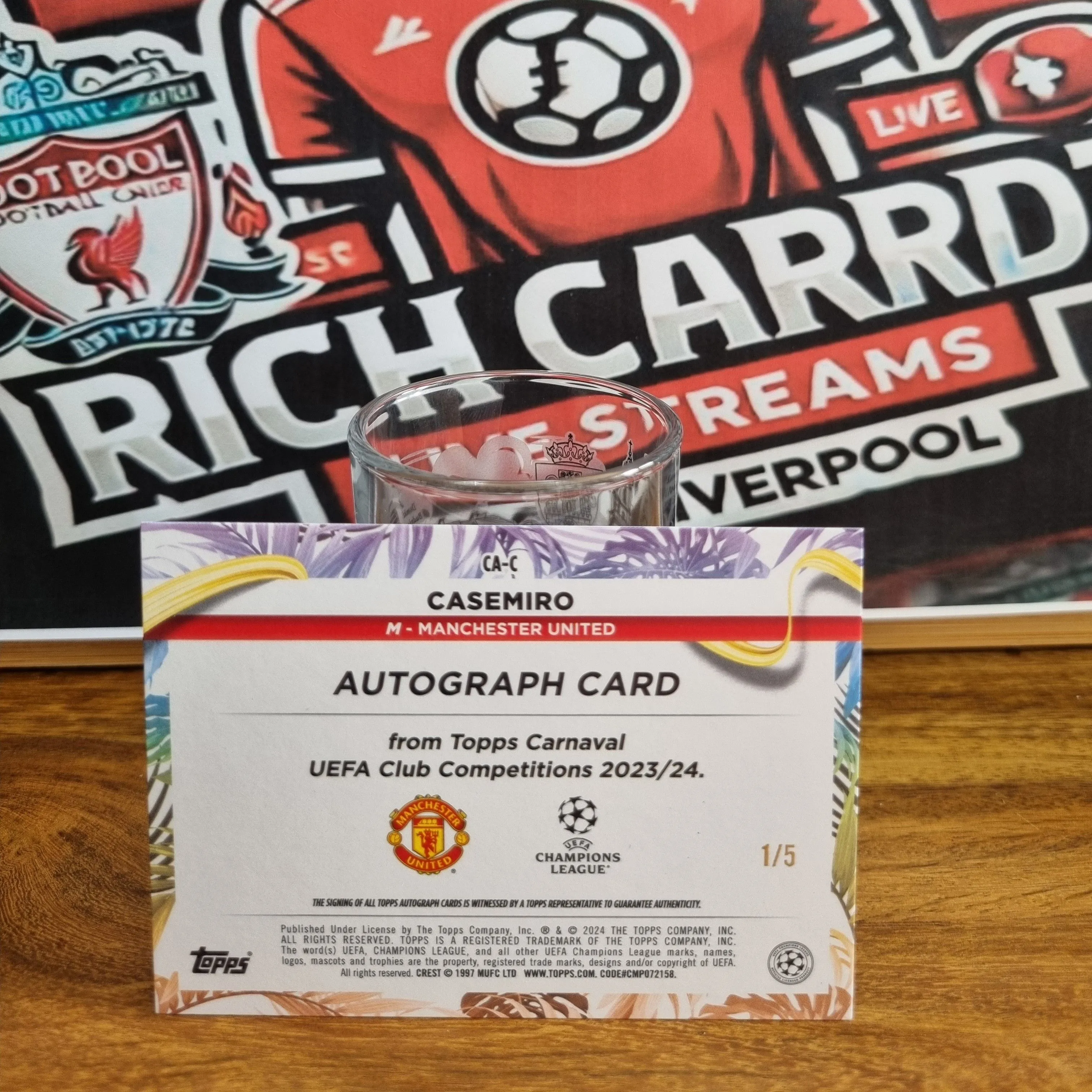 Casemiro Carnival Auto 1/5 Topps Carnival 23/24 · Whatnot: Buy 