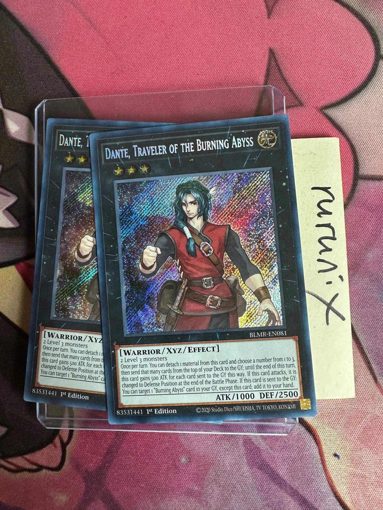 2x Yugioh Dante Traveler of the Burning Abyss BLMR-EN081 Secret Rare  Battles of Legend: Monstrous Revenge (BLMR)  Whatnot: Shop, Sell, Connect