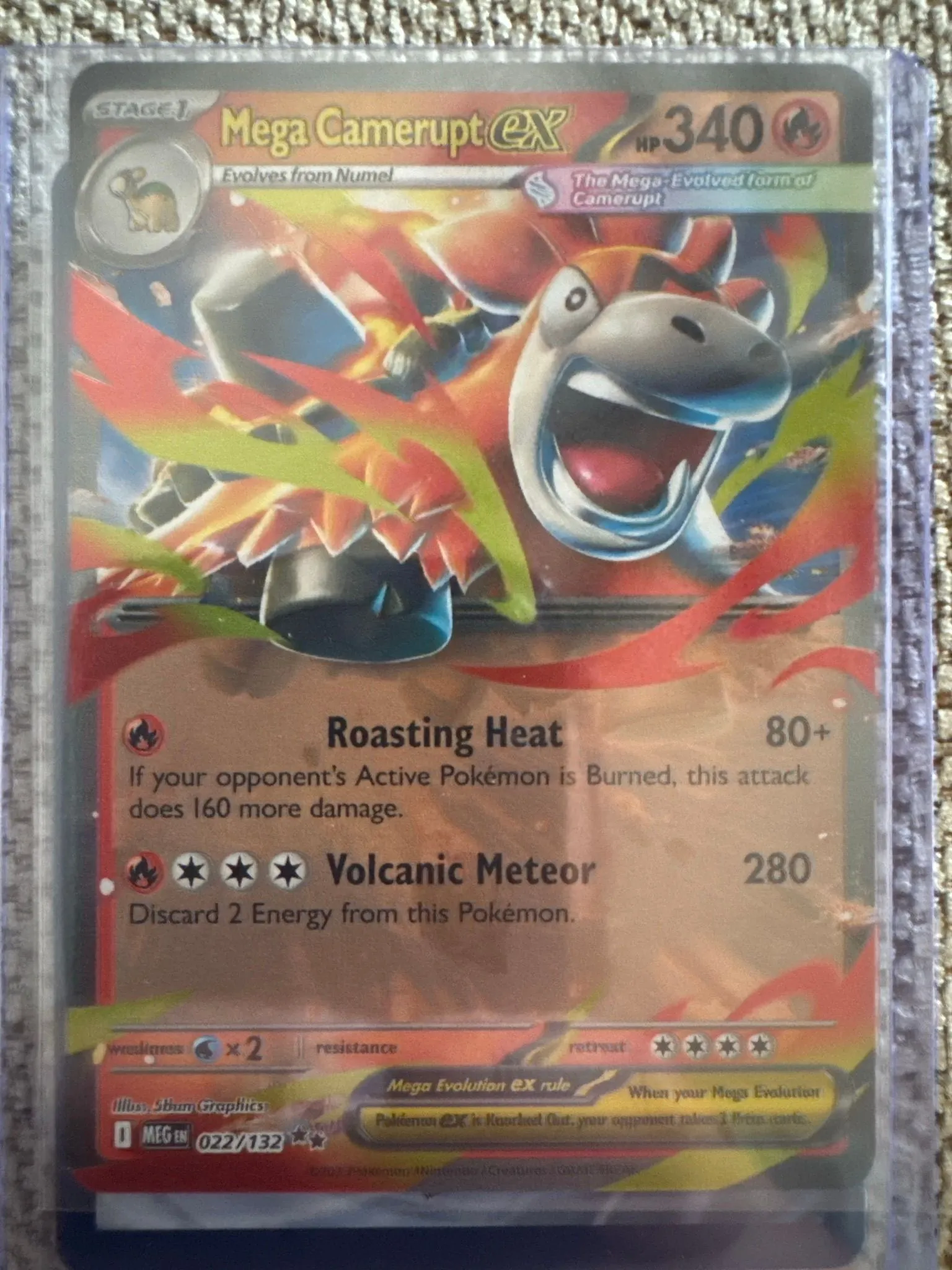 Mega Camerupt ex 022/132
