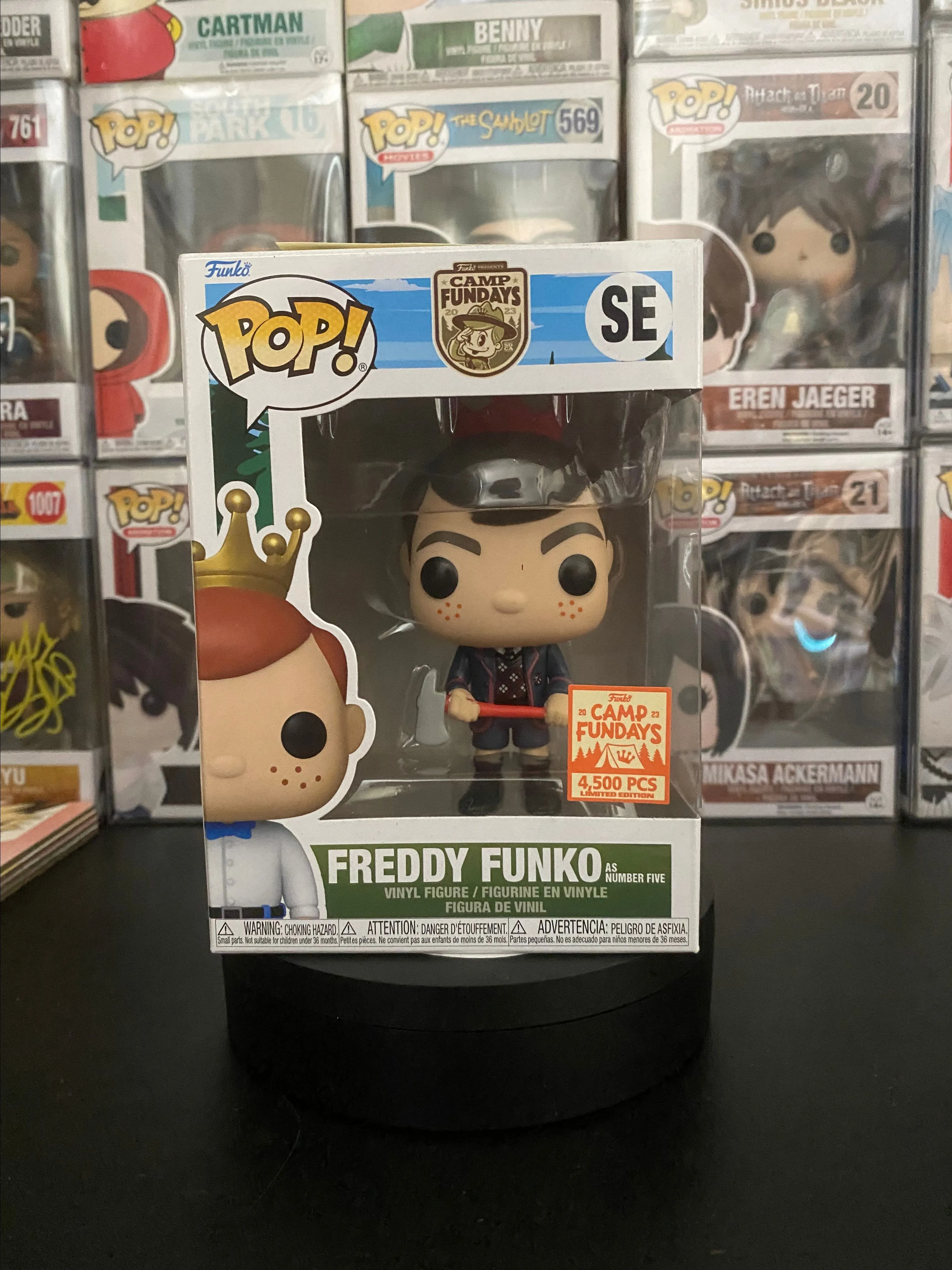 Product image for Freddy funko as Number Five( campfundays)