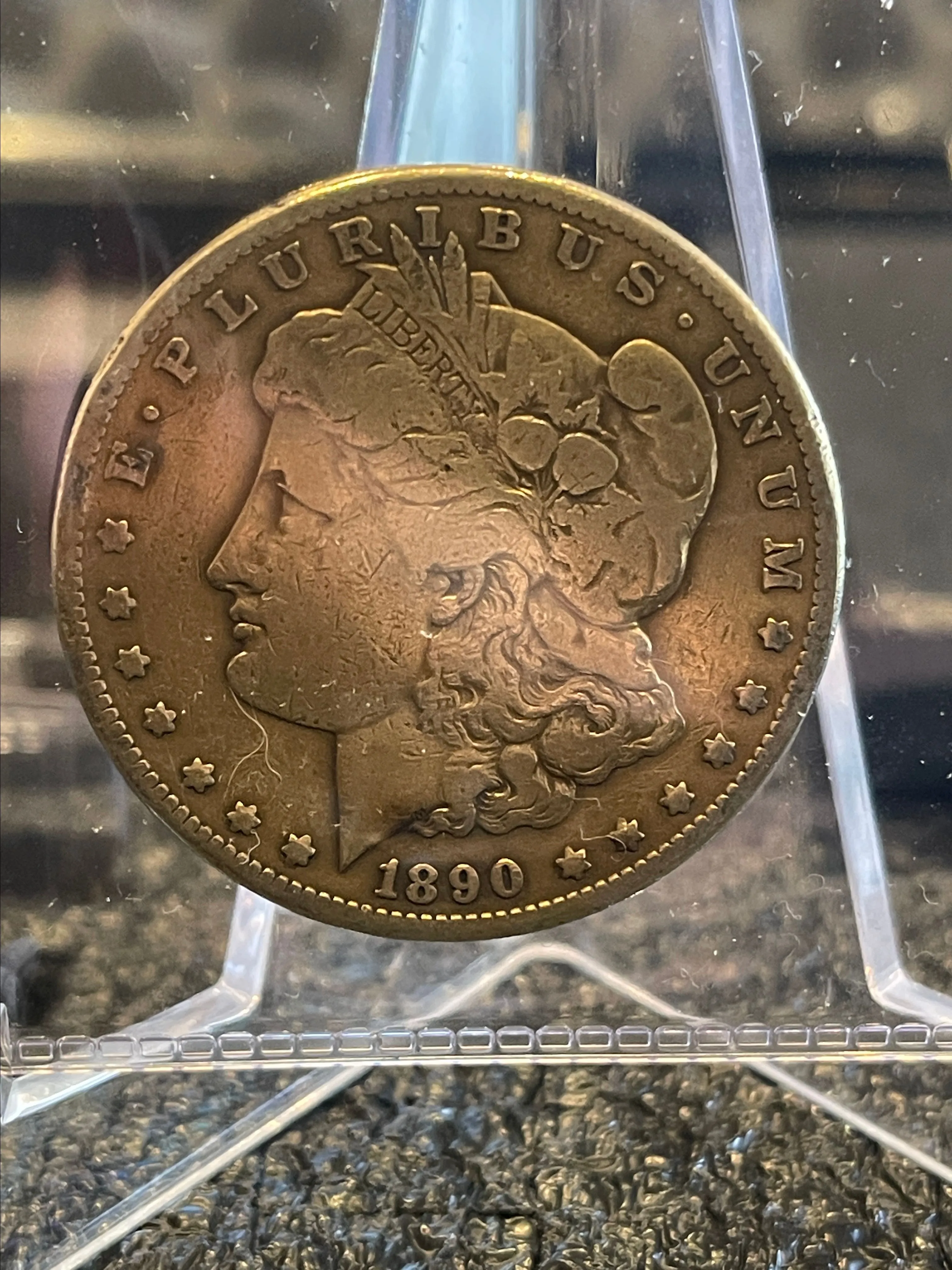 Product image for 1890-CC Morgan Silver dollar