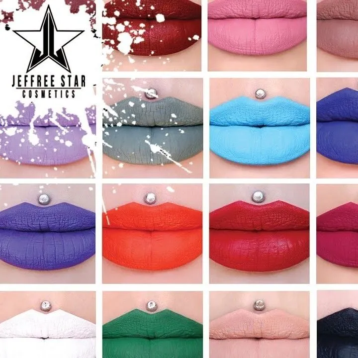 Product image for 1 MYSTERY BUNDLE of 5 JEFFREE STAR VELOUR LIQUID LIPSTICK