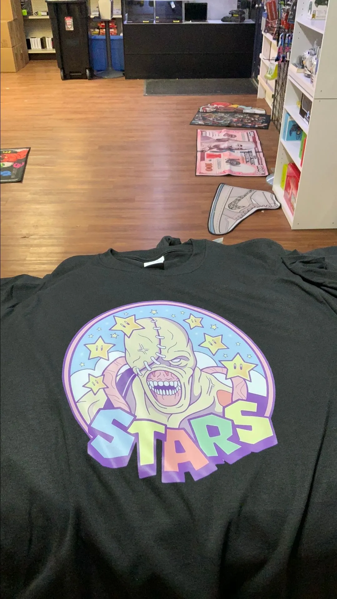 Product image for L Resident Evil stars shirt