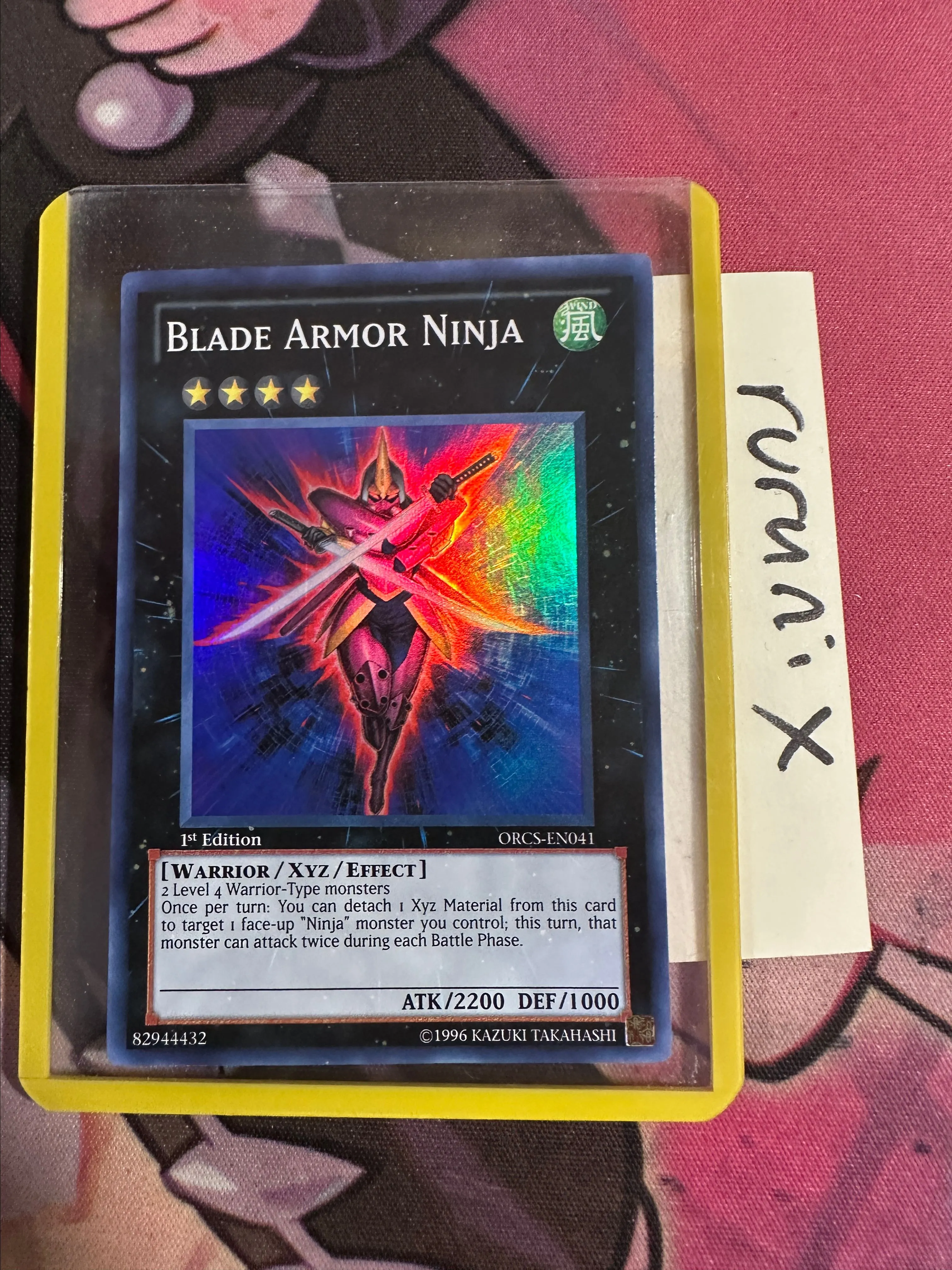 Yugioh 1st Ed Blade Armor Ninja Vintage Super Rare Order of Chaos (ORCS)   Whatnot: Shop, Sell, Connect