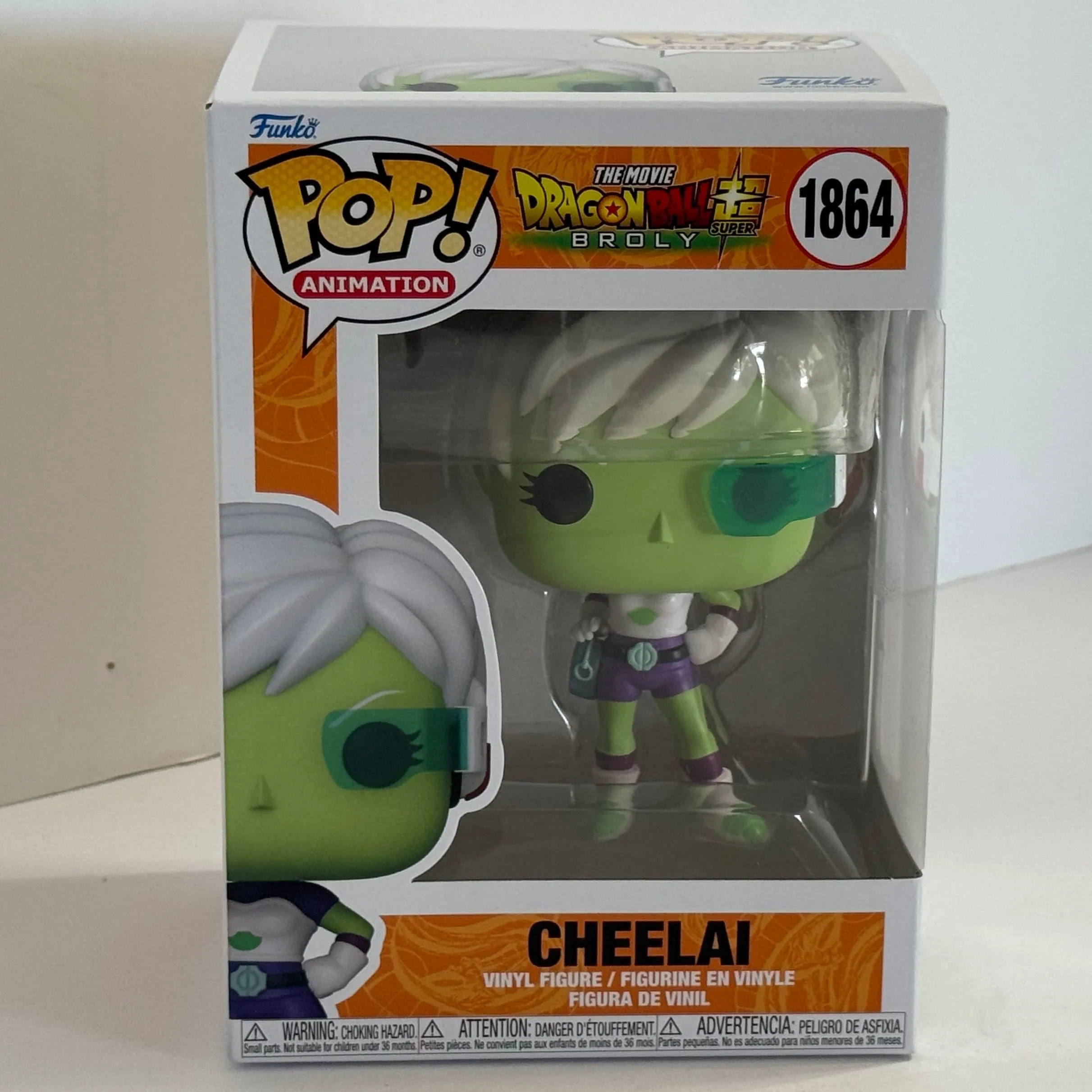 Product image for 1864 Cheelai Funko Pop Anime Animation DragonBall Z Super Broly MIB