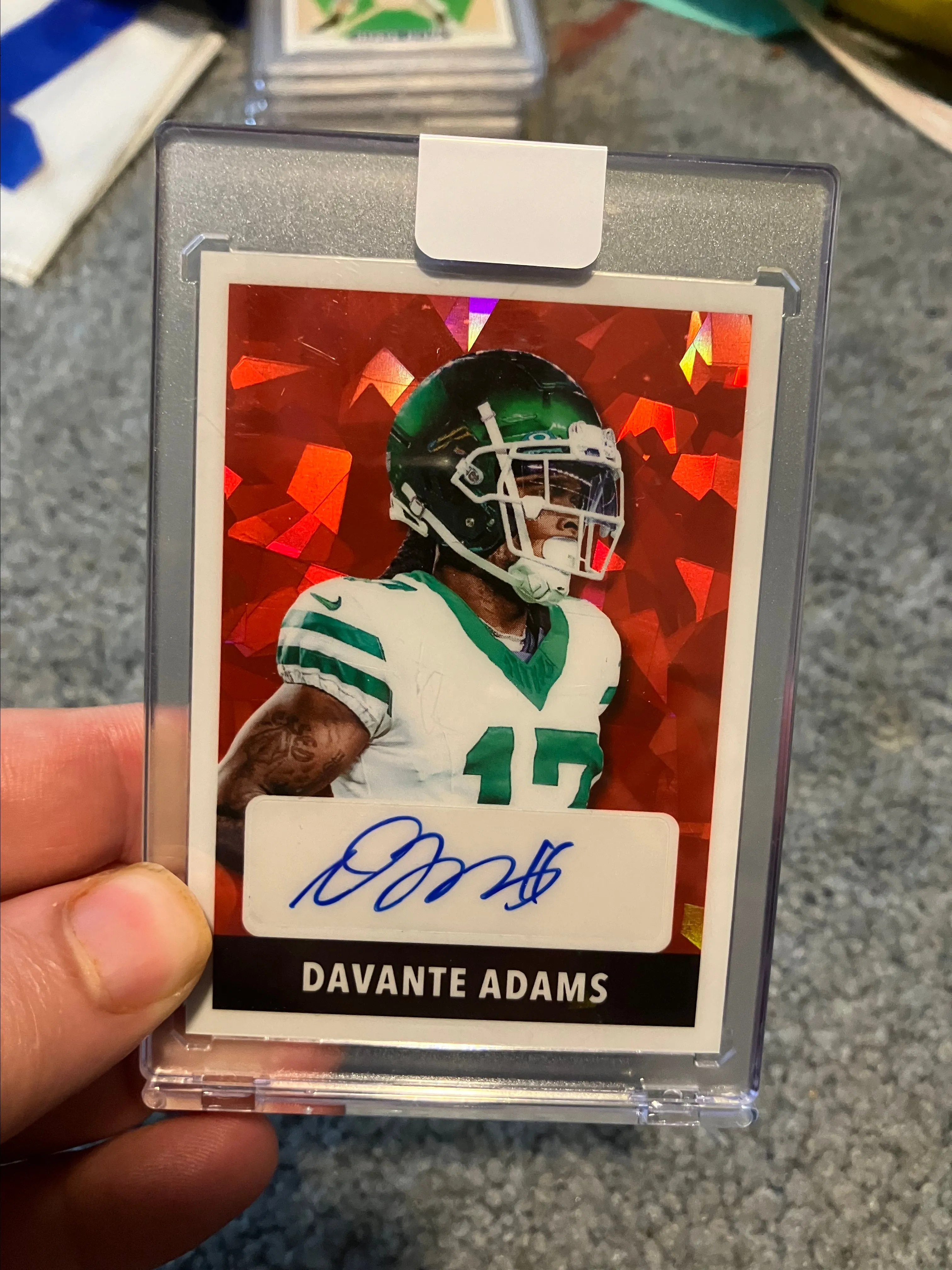 Product image for davante adams red ice superfractor 1/1 auto