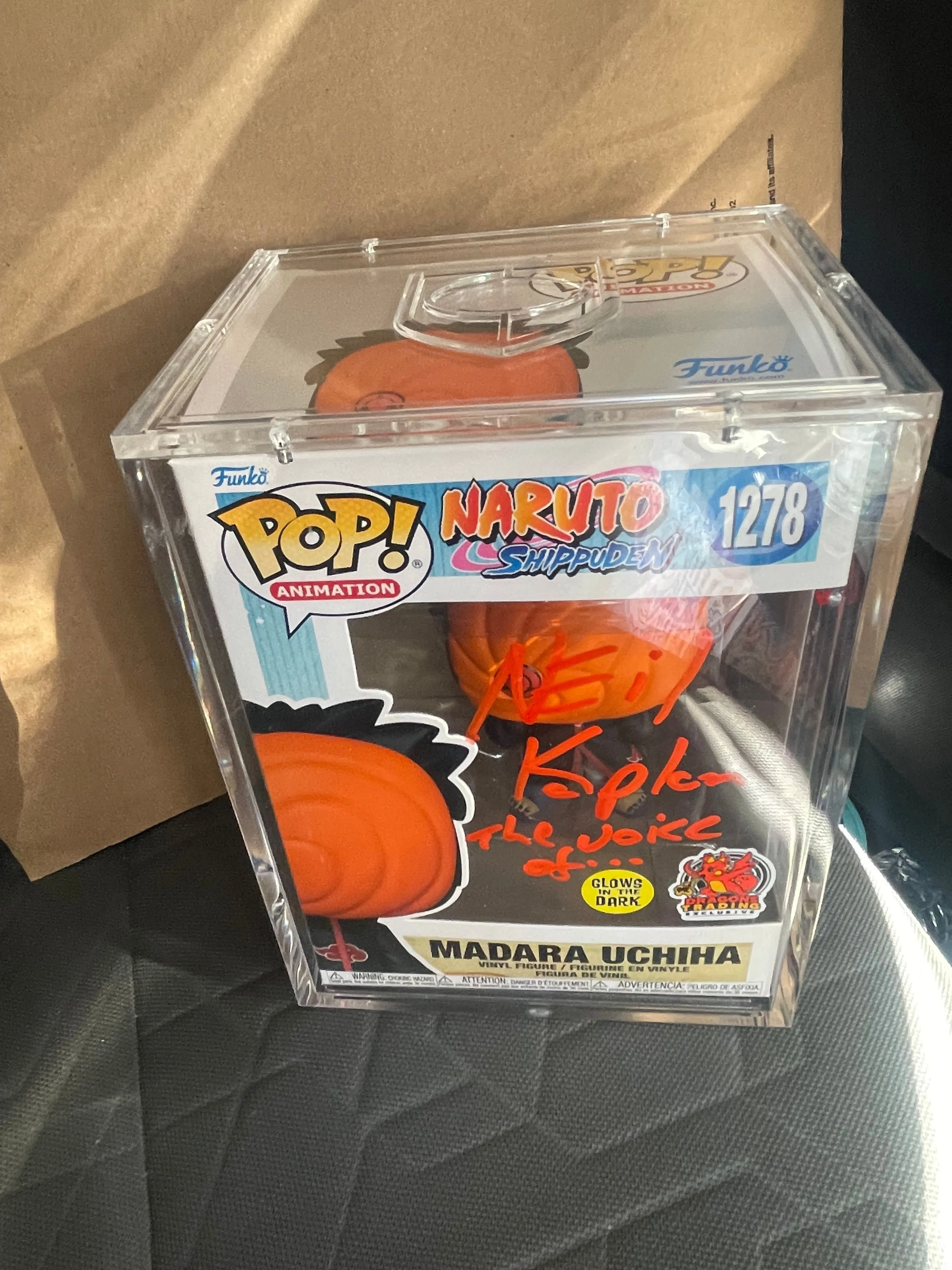 Product image for Madara uchiha signed Funko pop