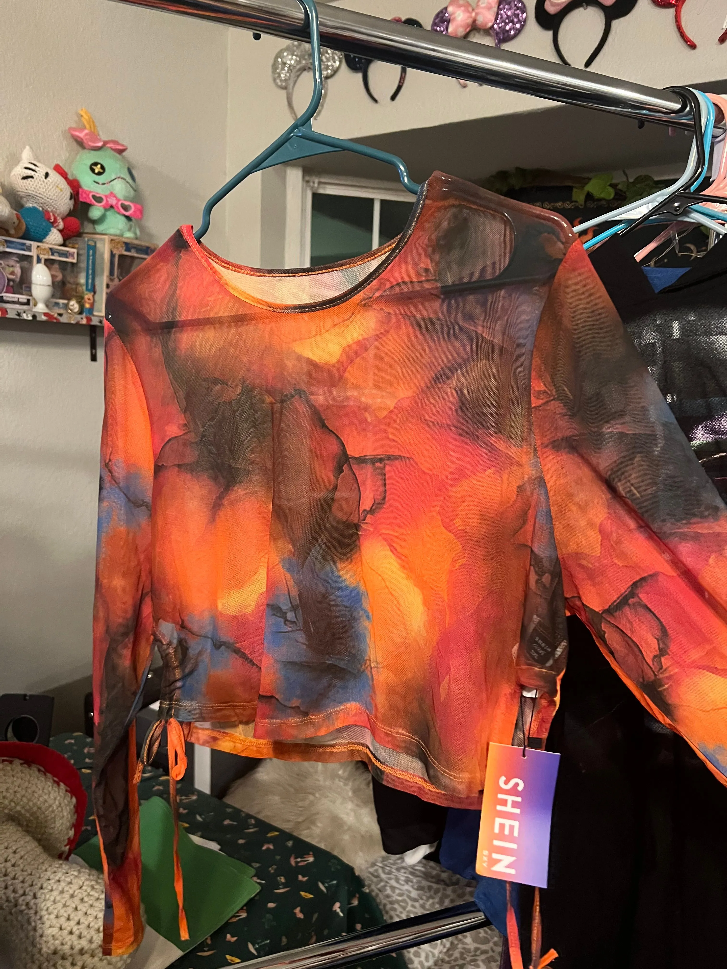 Product image for Shein Curve sheer crop top NWT