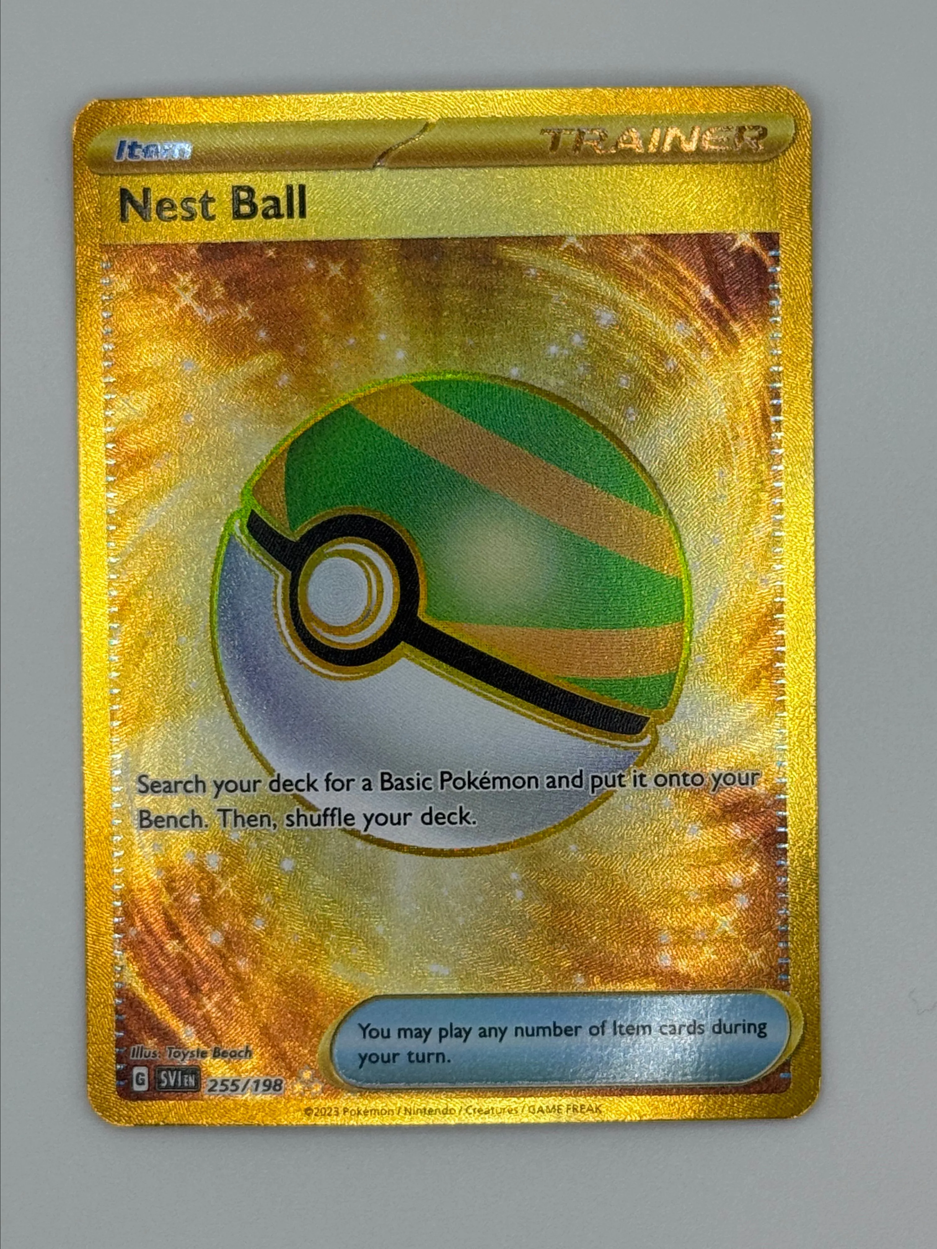 gold nest ball pokemon card Amazon.com: Pokemon - Nest Ball 255/198 - Scarlet & Violet - Secret Rare