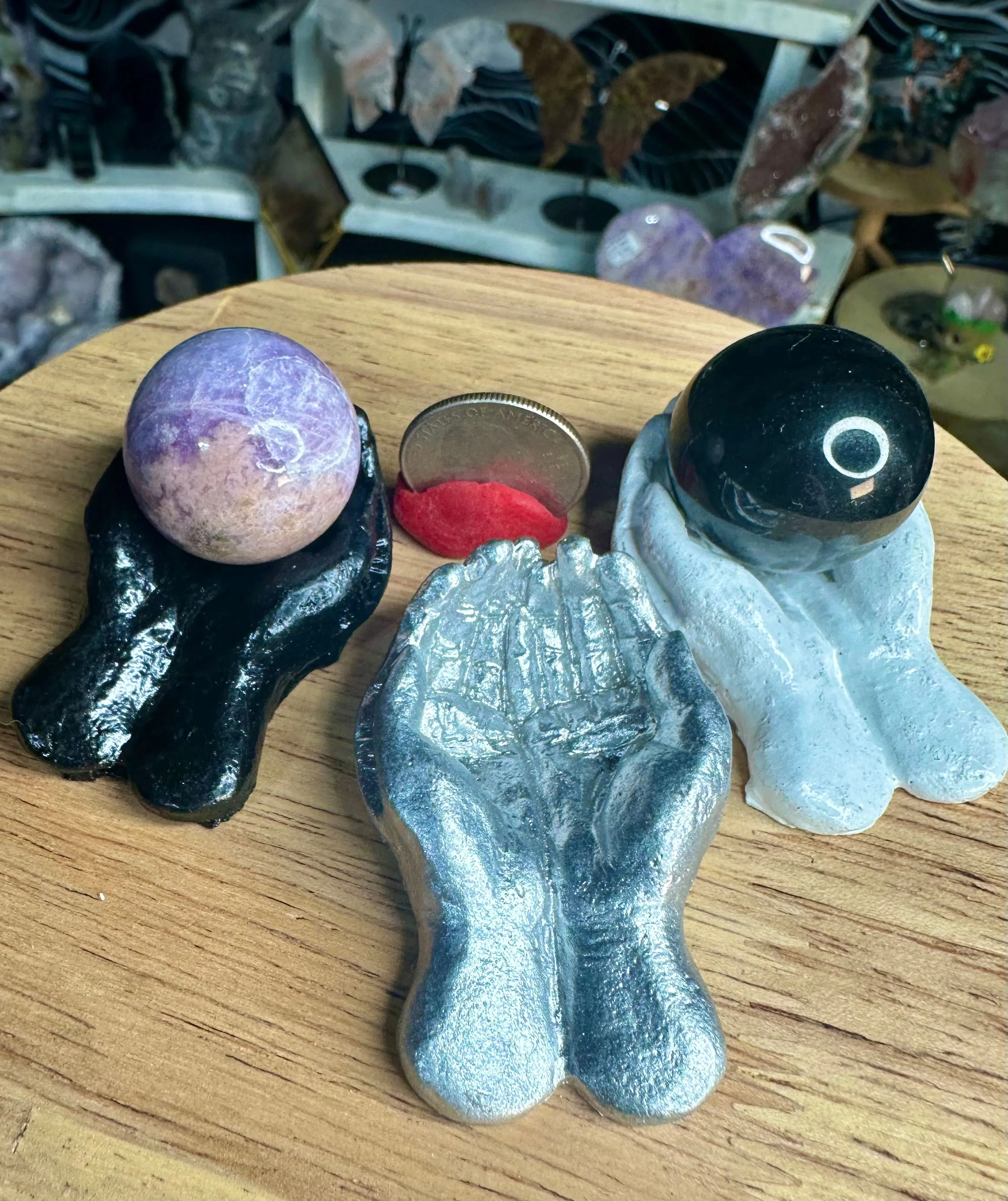 Product image for Mini sphere holder hands