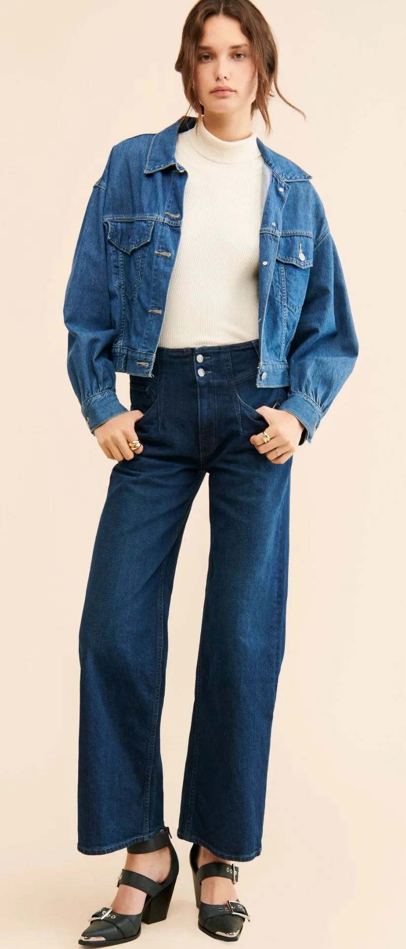Product image for C. (SIZE 26, MEASURES 15 in) NWT ANTHRO X EDWIN NOVA DART JEAN