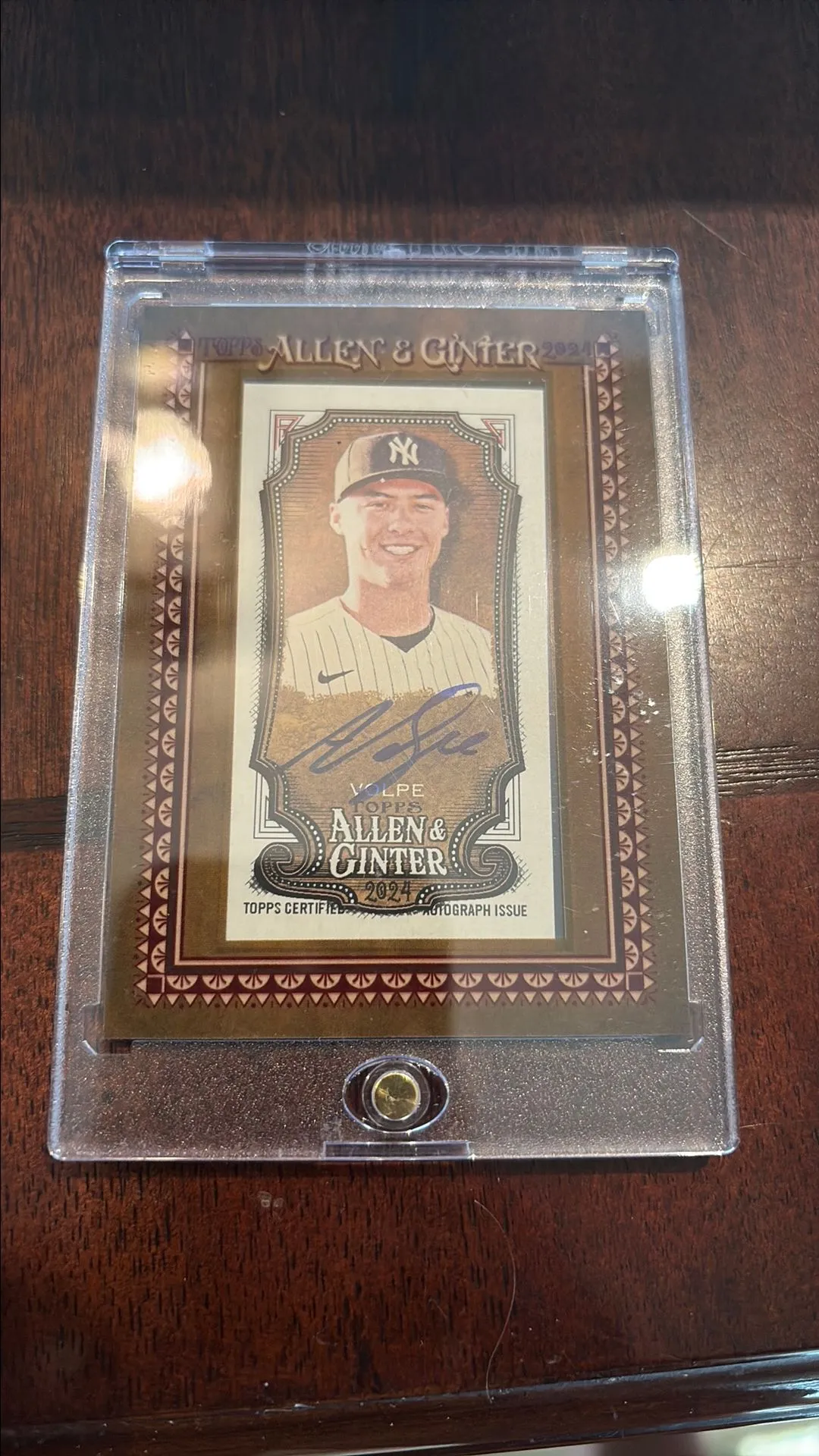 Product image for 2024 Topps Allen & Ginter Anthony Volpe on card auto