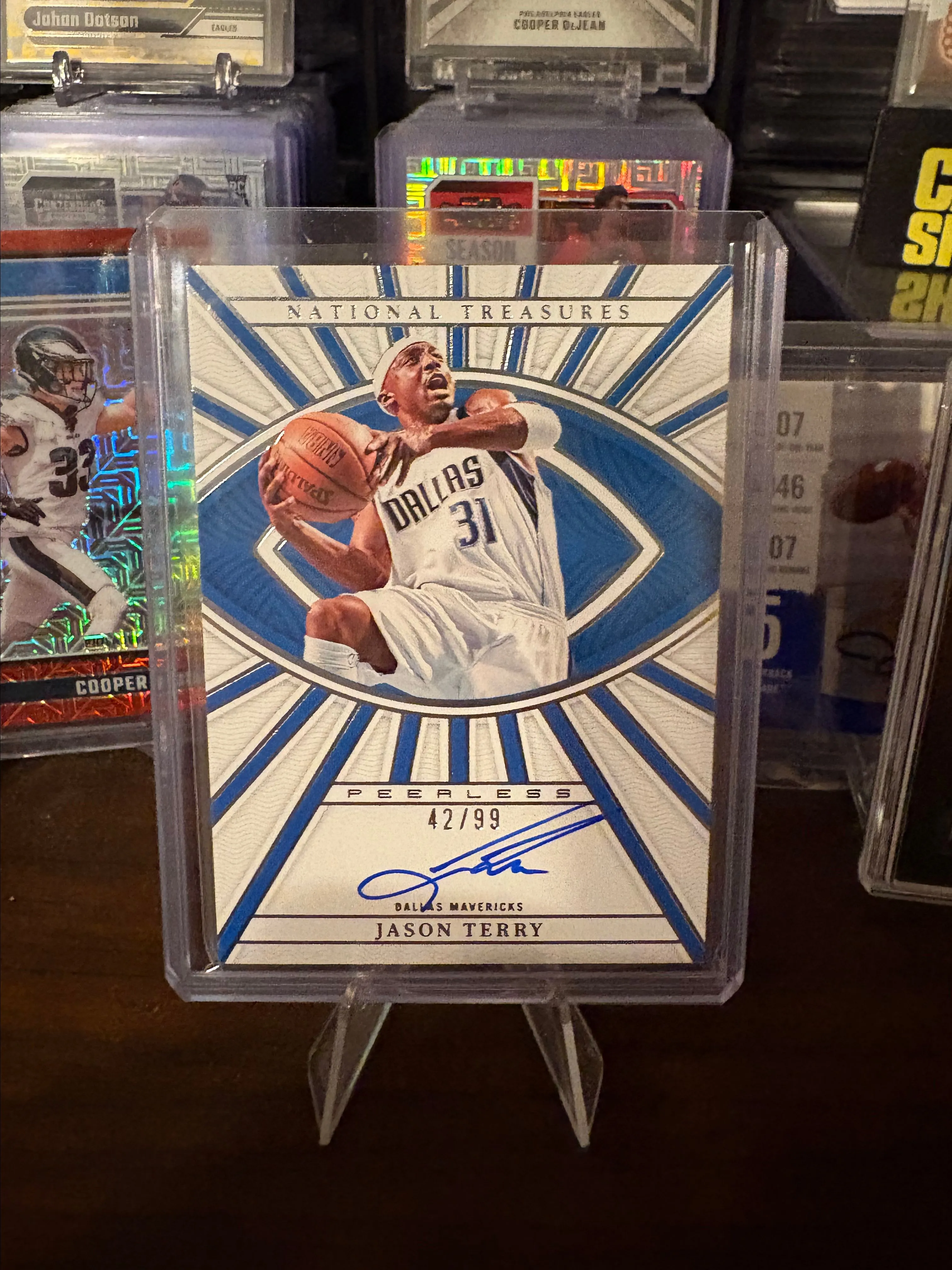 Product image for Jason Terry National Treasures Peerless Auto /99