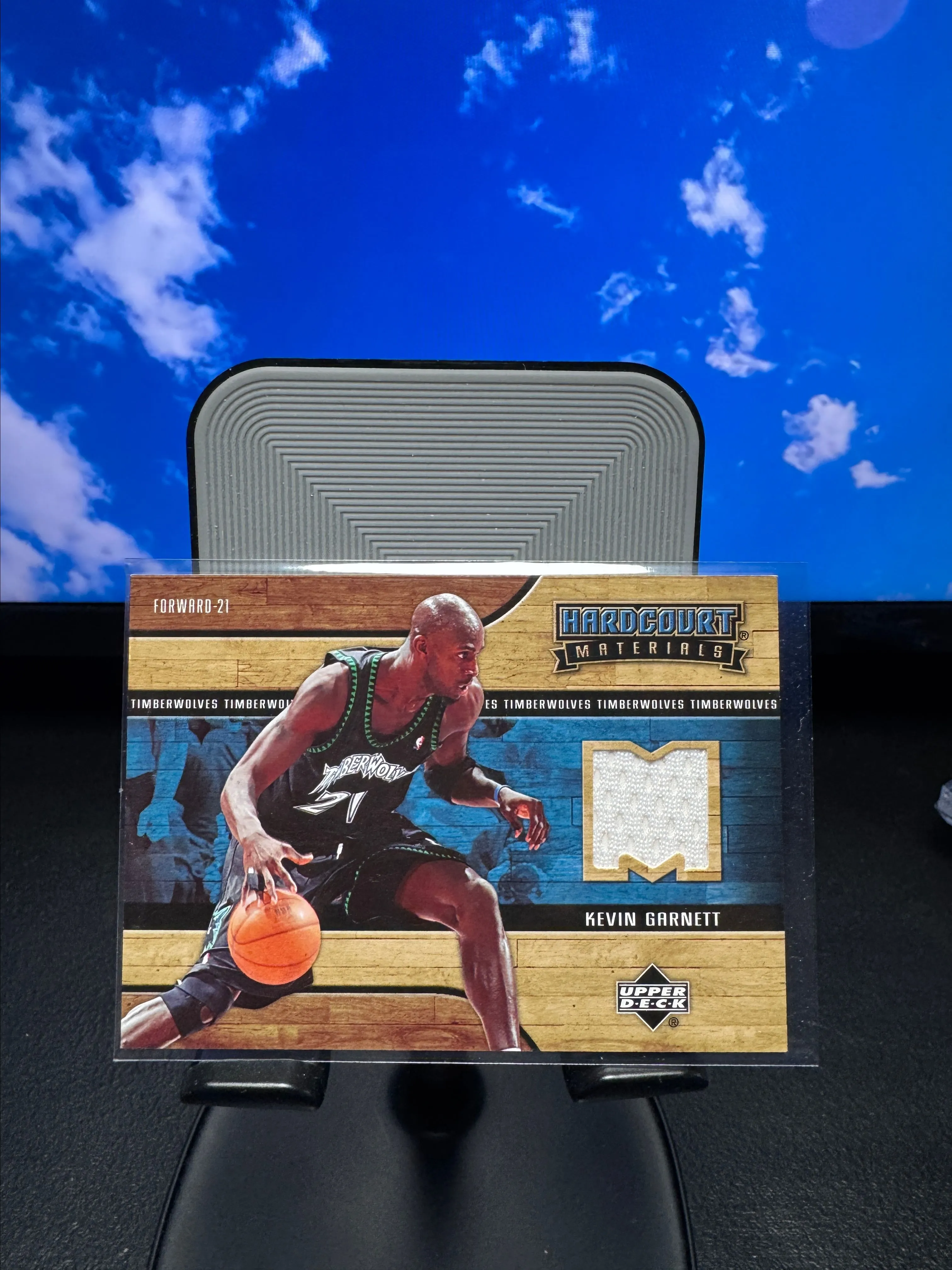 Product image for 2006-07 Upper Deck Kevin Garnett Hardcourt Materials Game Used Patch *Timberwolves
