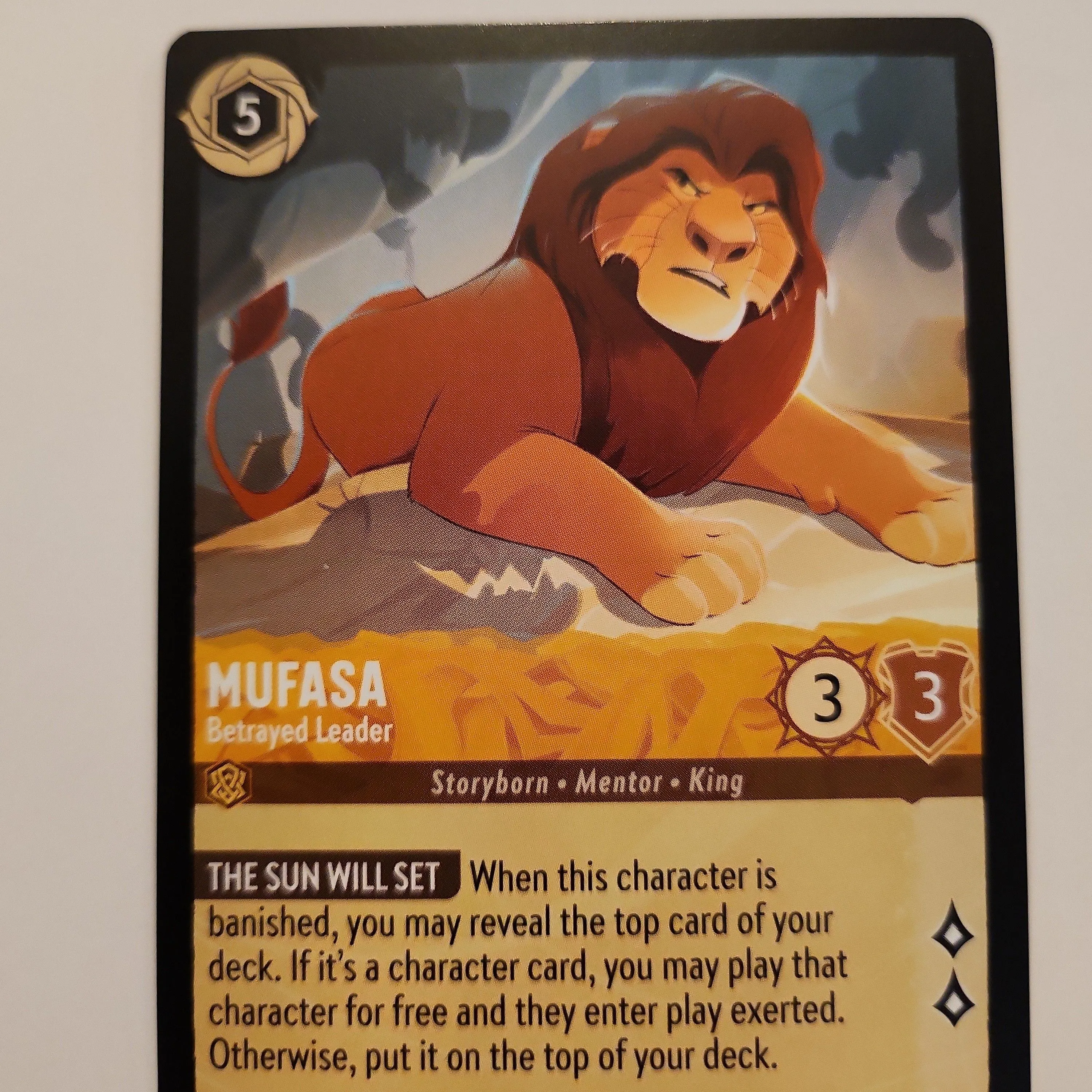 Mufasa - Betrayed Leader - Rise of the Floodborn [LEGENDARY NORMAL] [Near Mint] | Ozzie Collectables