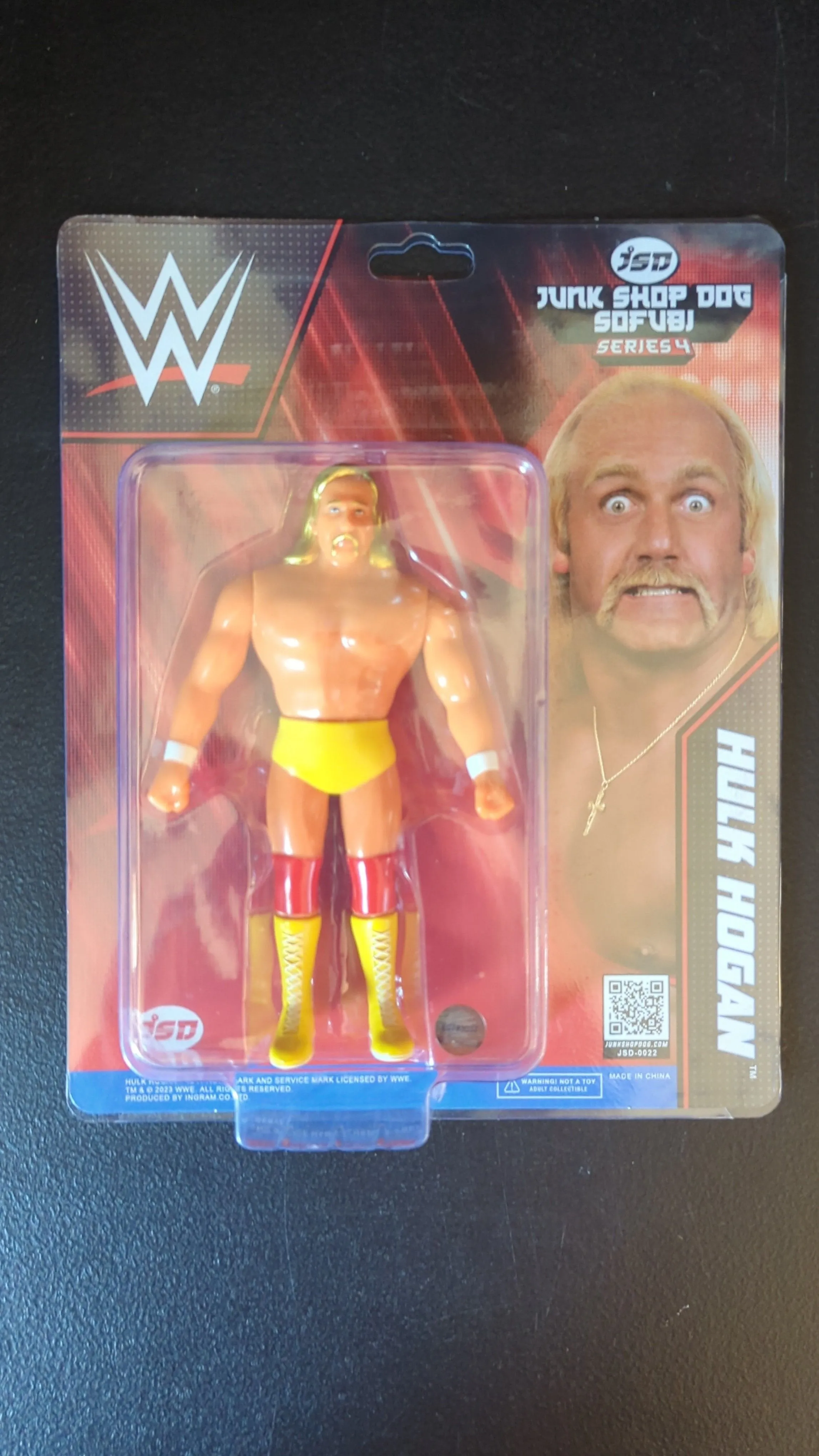 Product image for Junk Shop Dog Sofubi 5 Hulk Hogan (Dome Yellow)