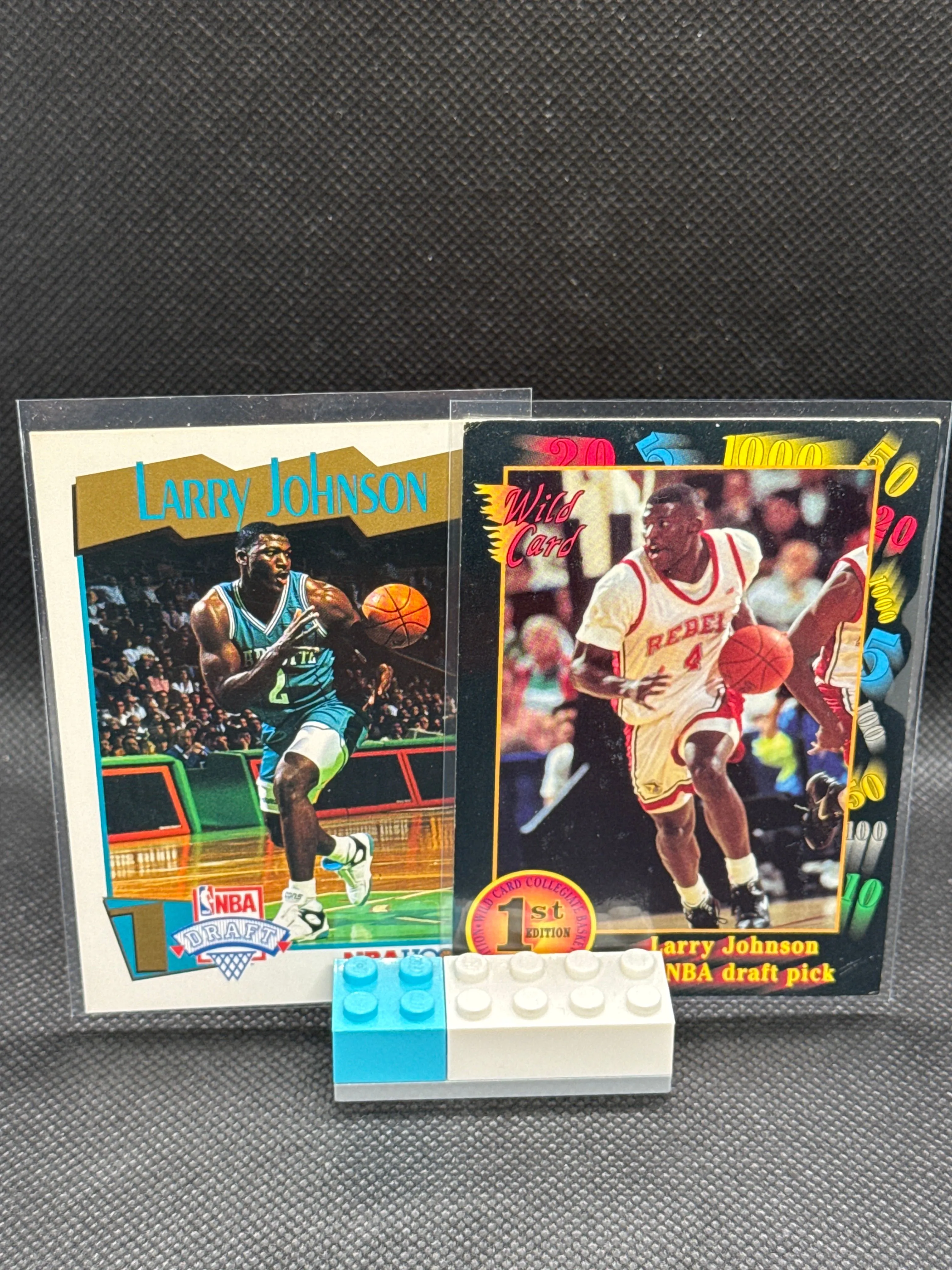 Product image for Larry Johnson 2 Card Rookie Lot