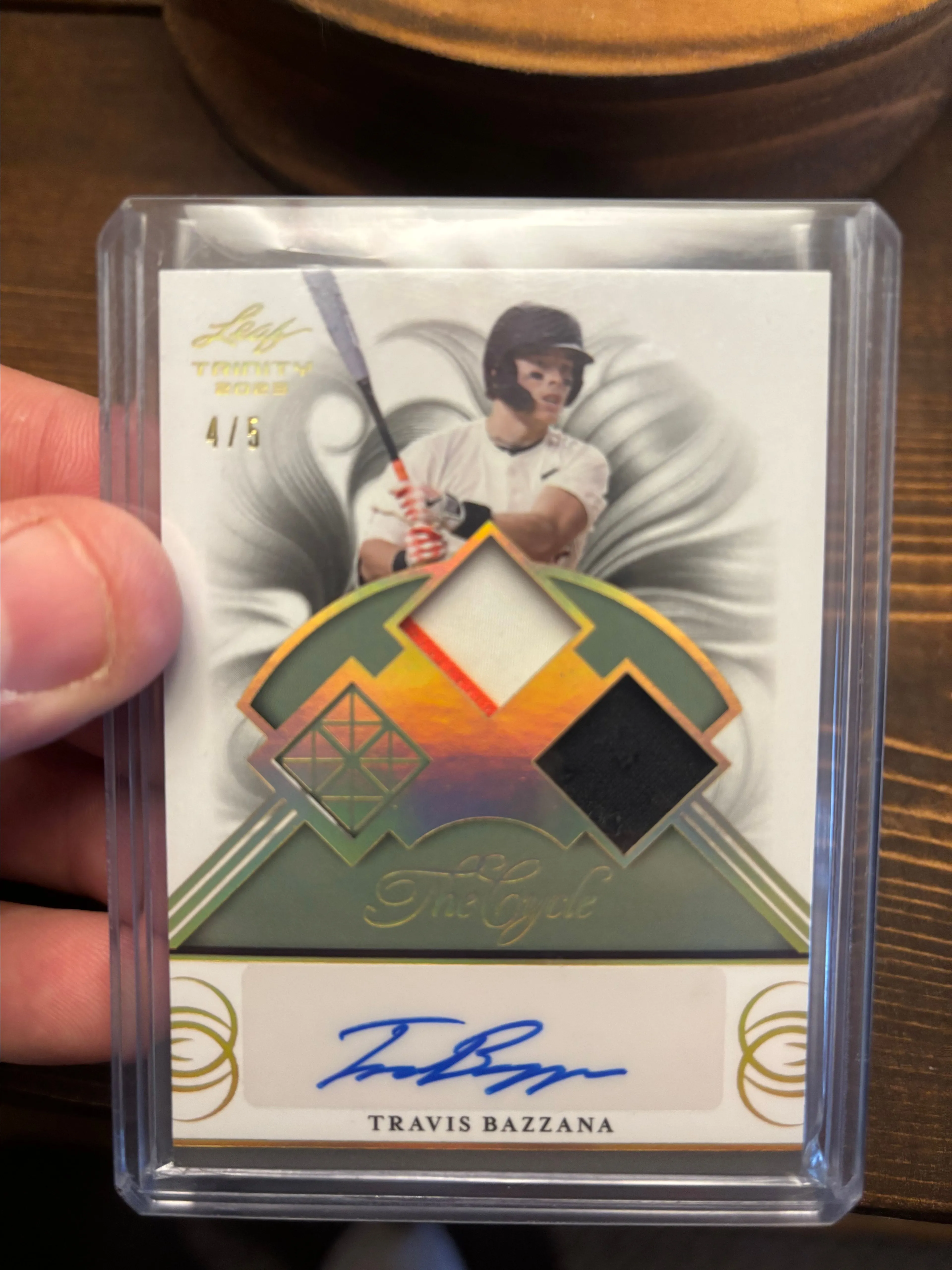 Product image for 2023 Leaf Trinity Travis Bazzana Auto /5