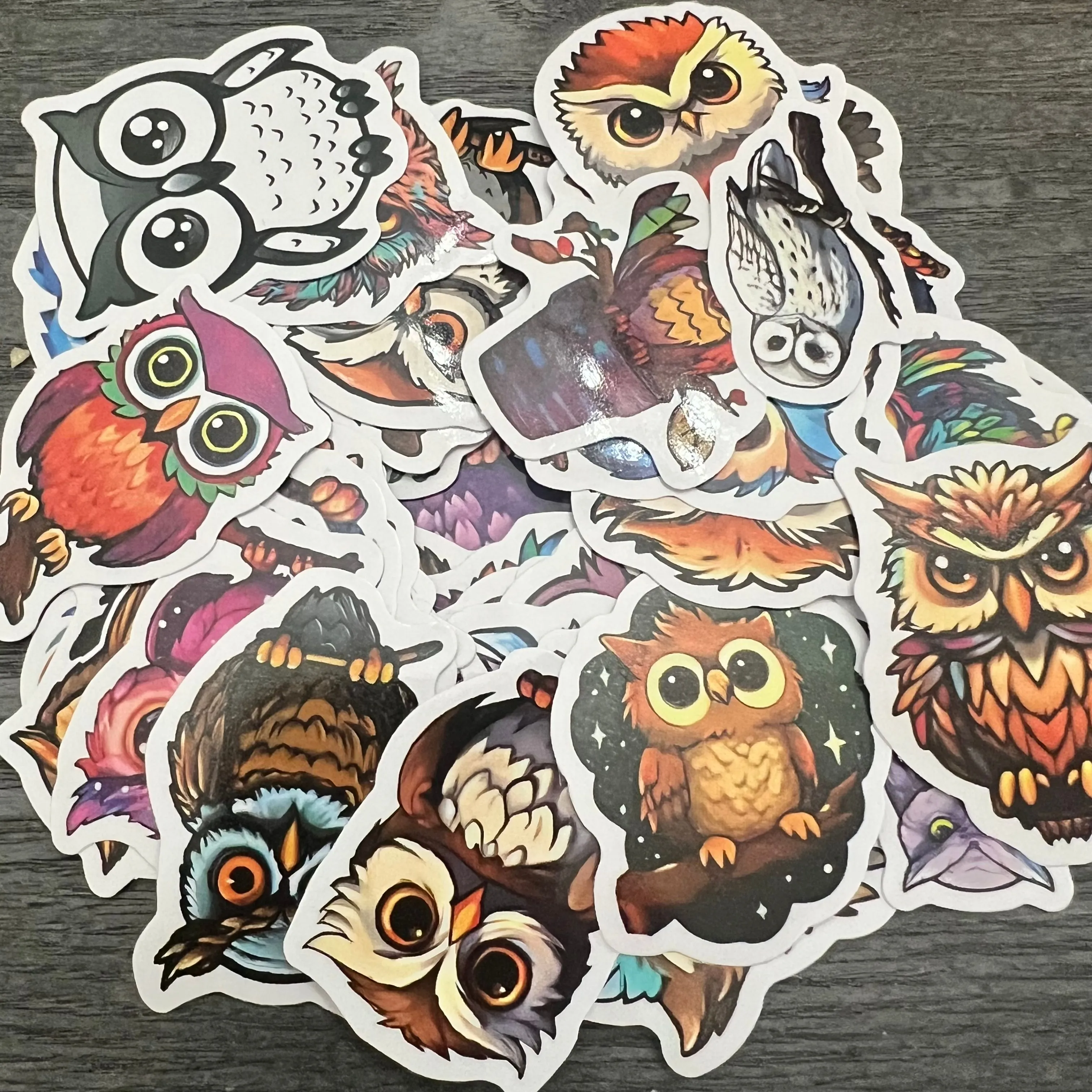 Product image for 00 5 (five) Random Owl Stickers