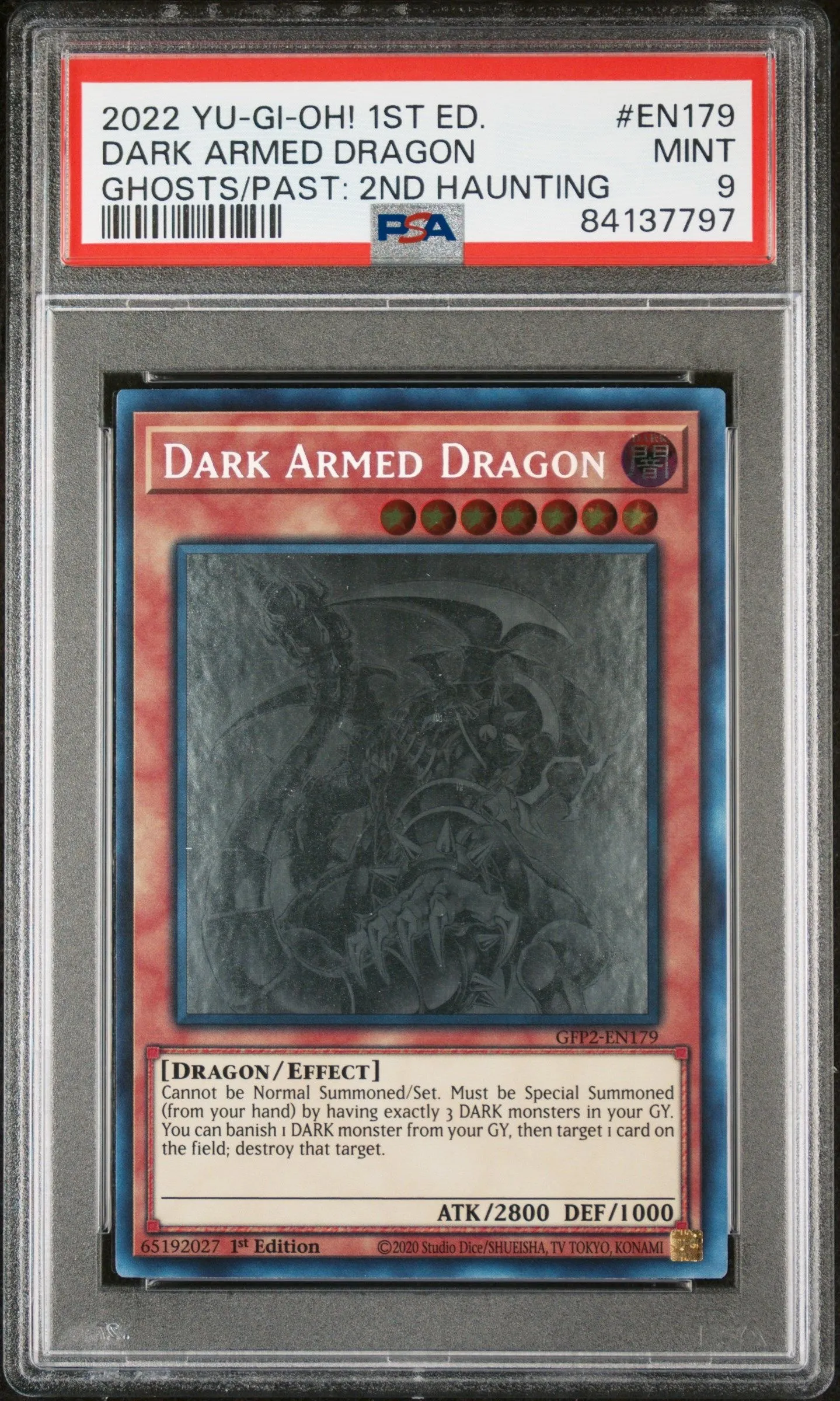 original first edition pokemon cards Dark Armed Dragon - Ghost Rare
