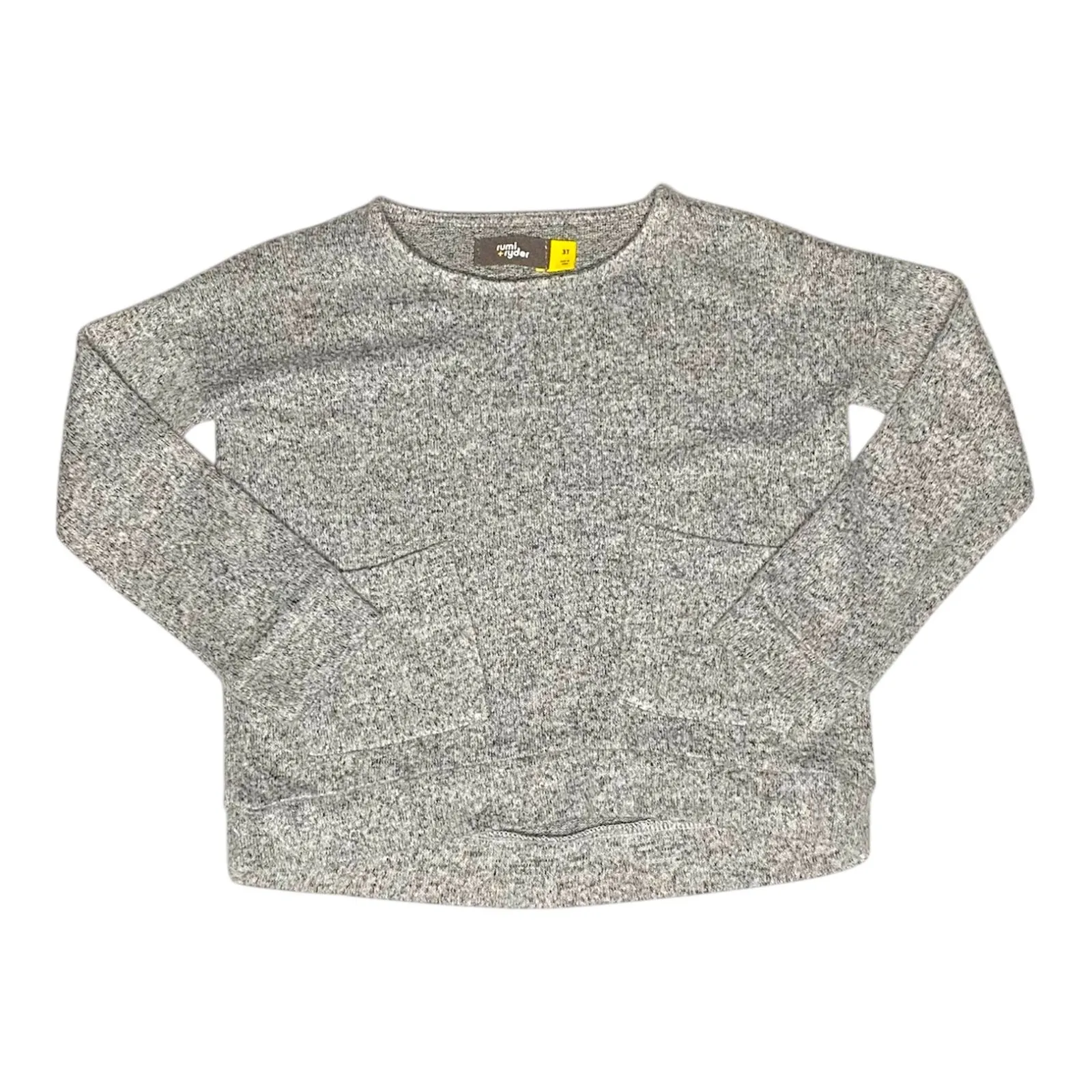 Product image for Rumi + Ryder Heather Grey Long Sleeve Hi-Low Knit Top Size 3T