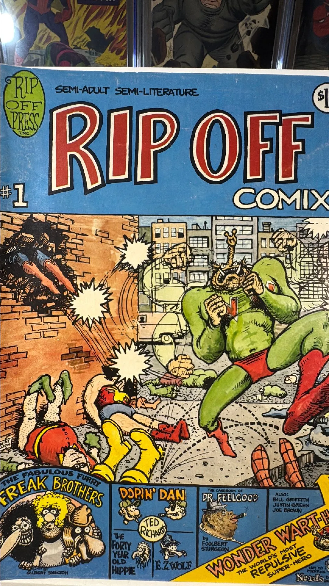 Product image for Rip Off Comix #1 1977 F- KEY 1st Print