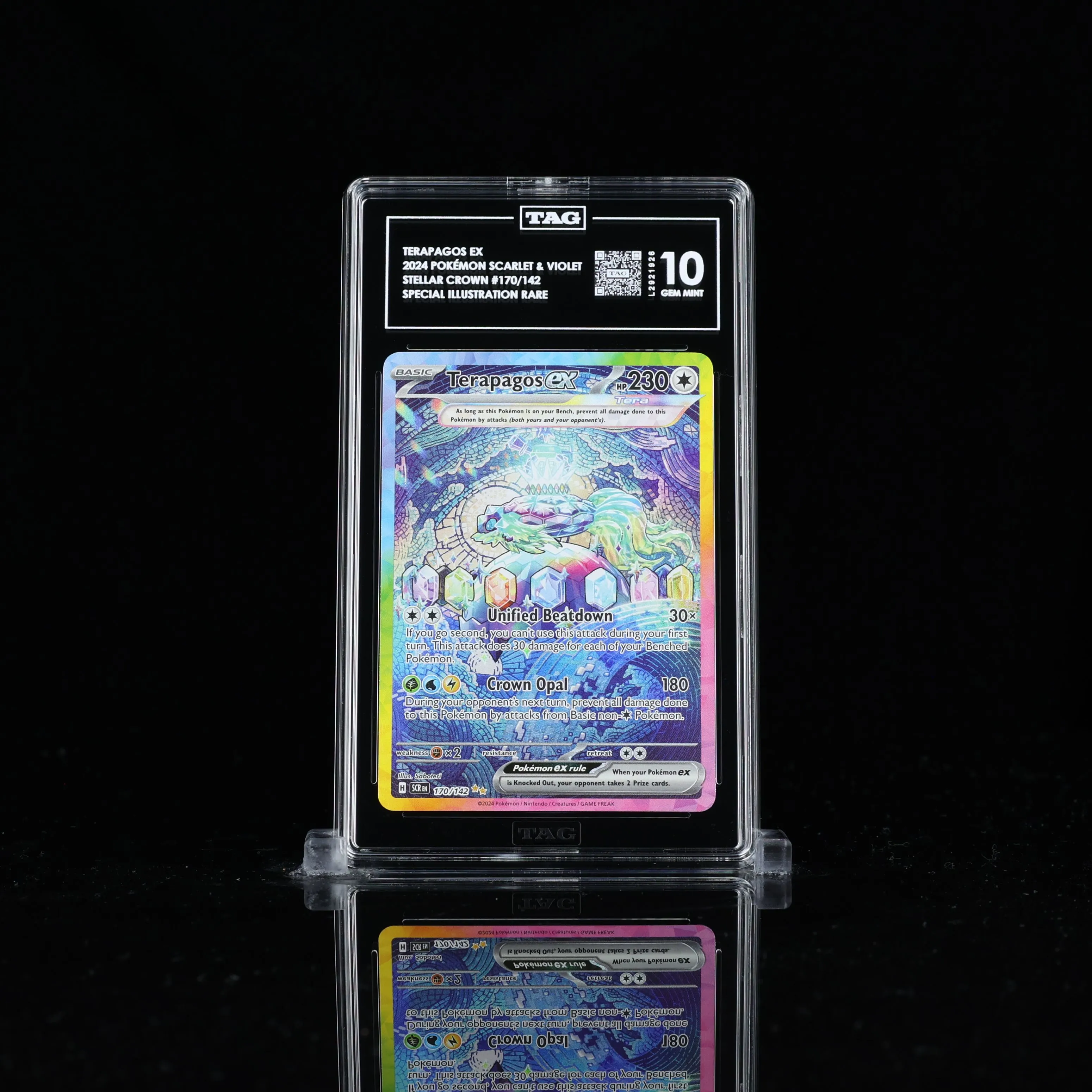 how many ex pokemon cards are allowed in a deck Terapagos EX - 170/142 - Stellar Crown main image 0