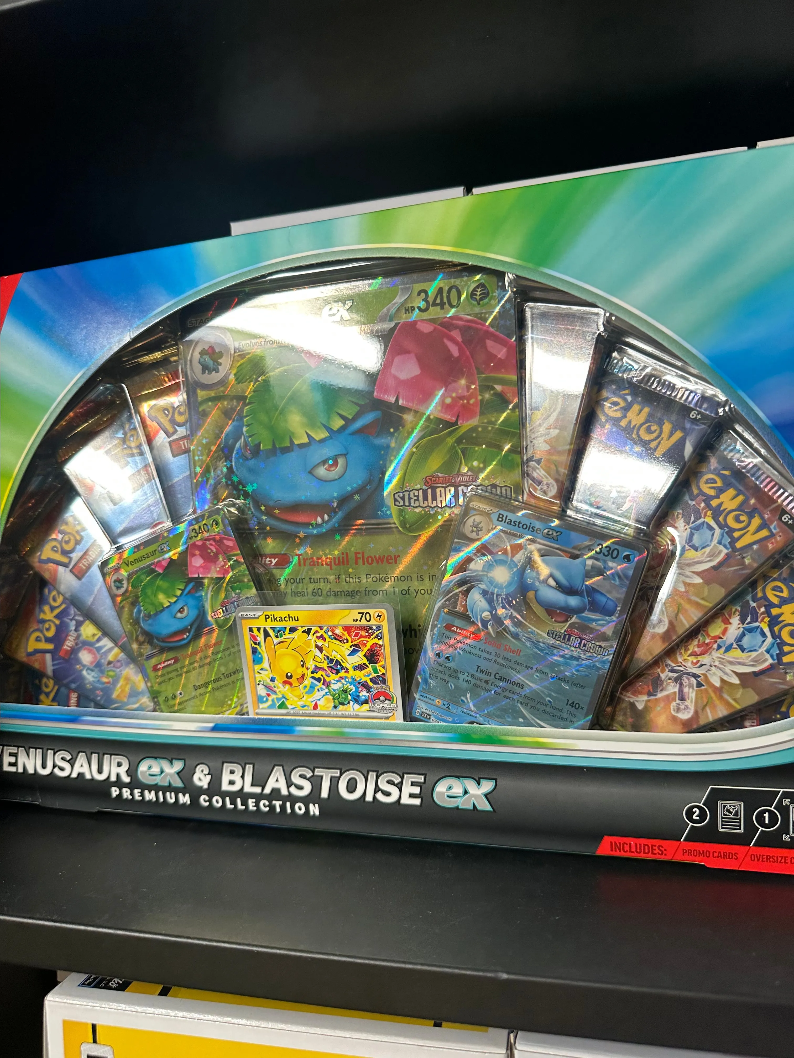 Product image for Venusaur ex and blastoise ex premium collection