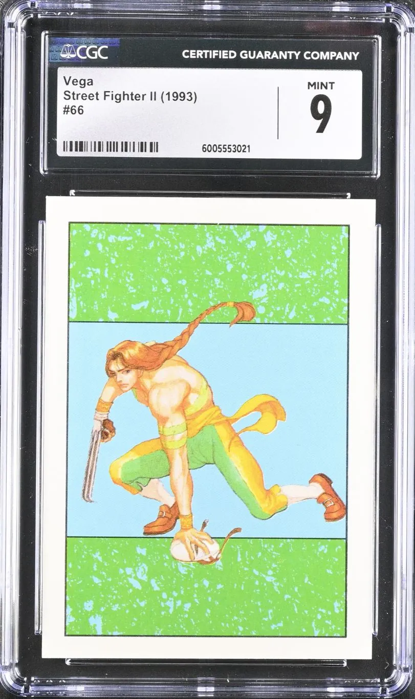 Product image for CGC MINT 9- 1993 Topps Street Fighter II 66 VEGA *TRUE ROOKIE RC*