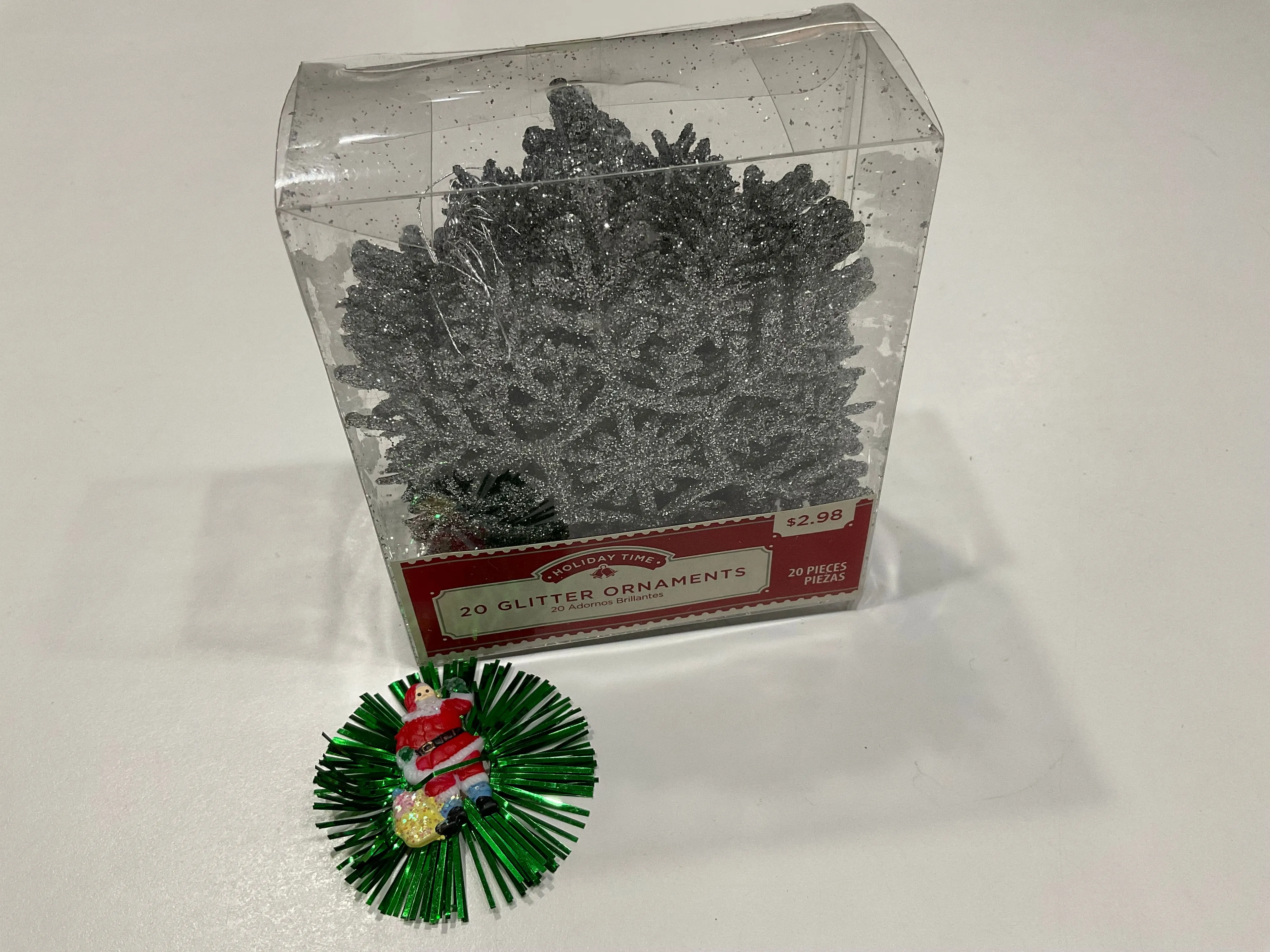 Product image for Silver Glitter Snowflakes