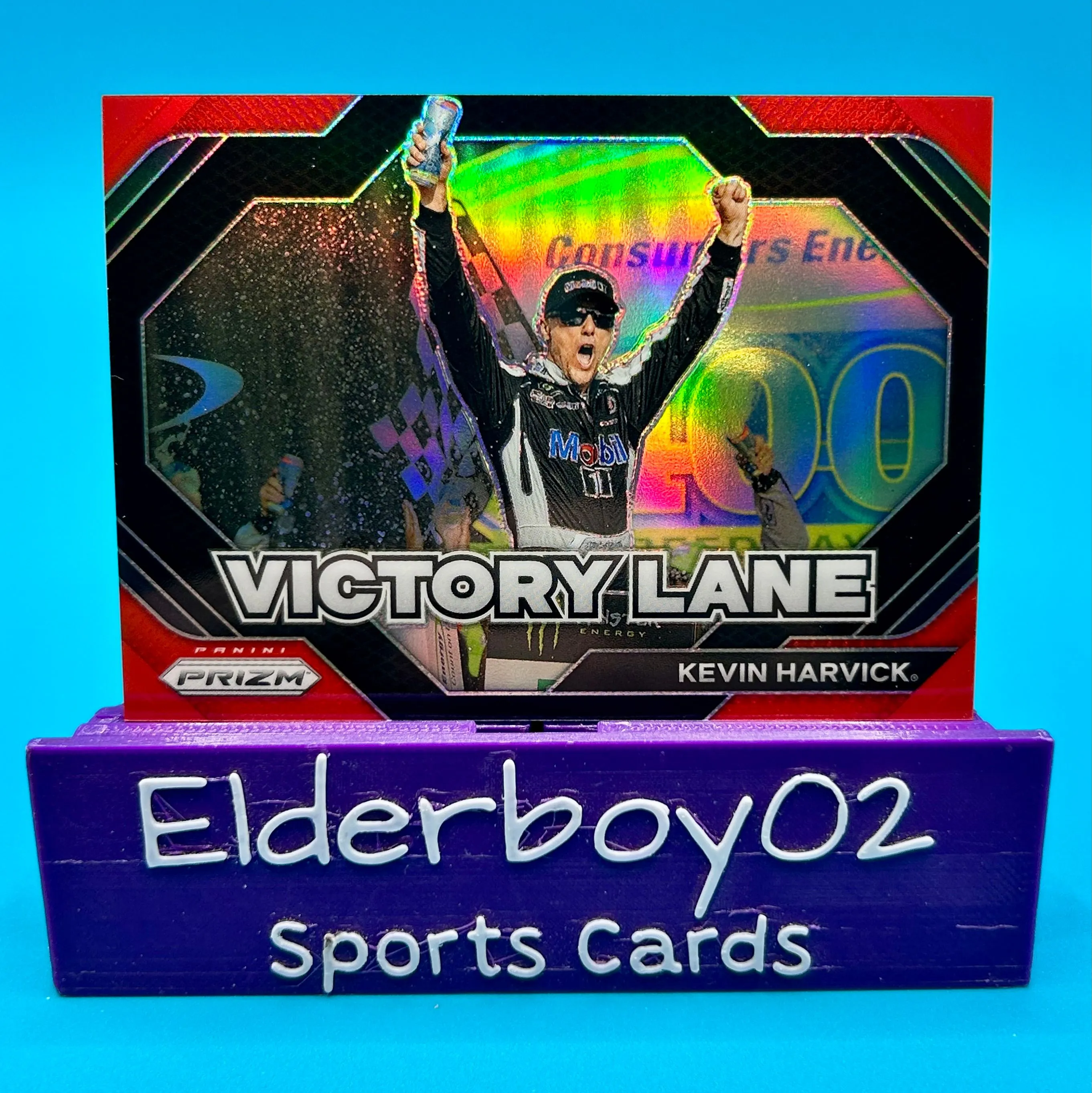 Product image for Kevin Harvick 95/99 Victory Lane Red Prizm 2024 Panini Prizm Racing Nascar