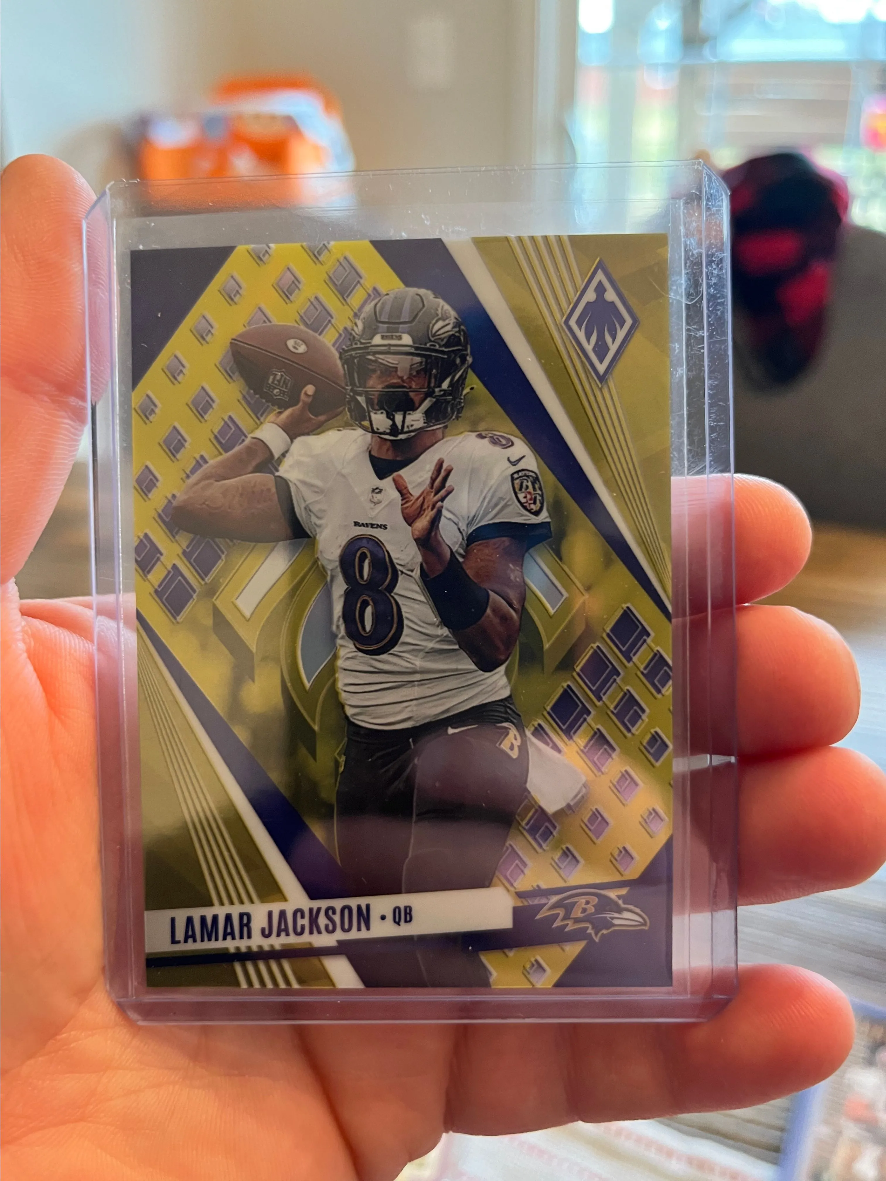 Product image for 23 Phoenix Lamar Jackson yellow parallel 38/50