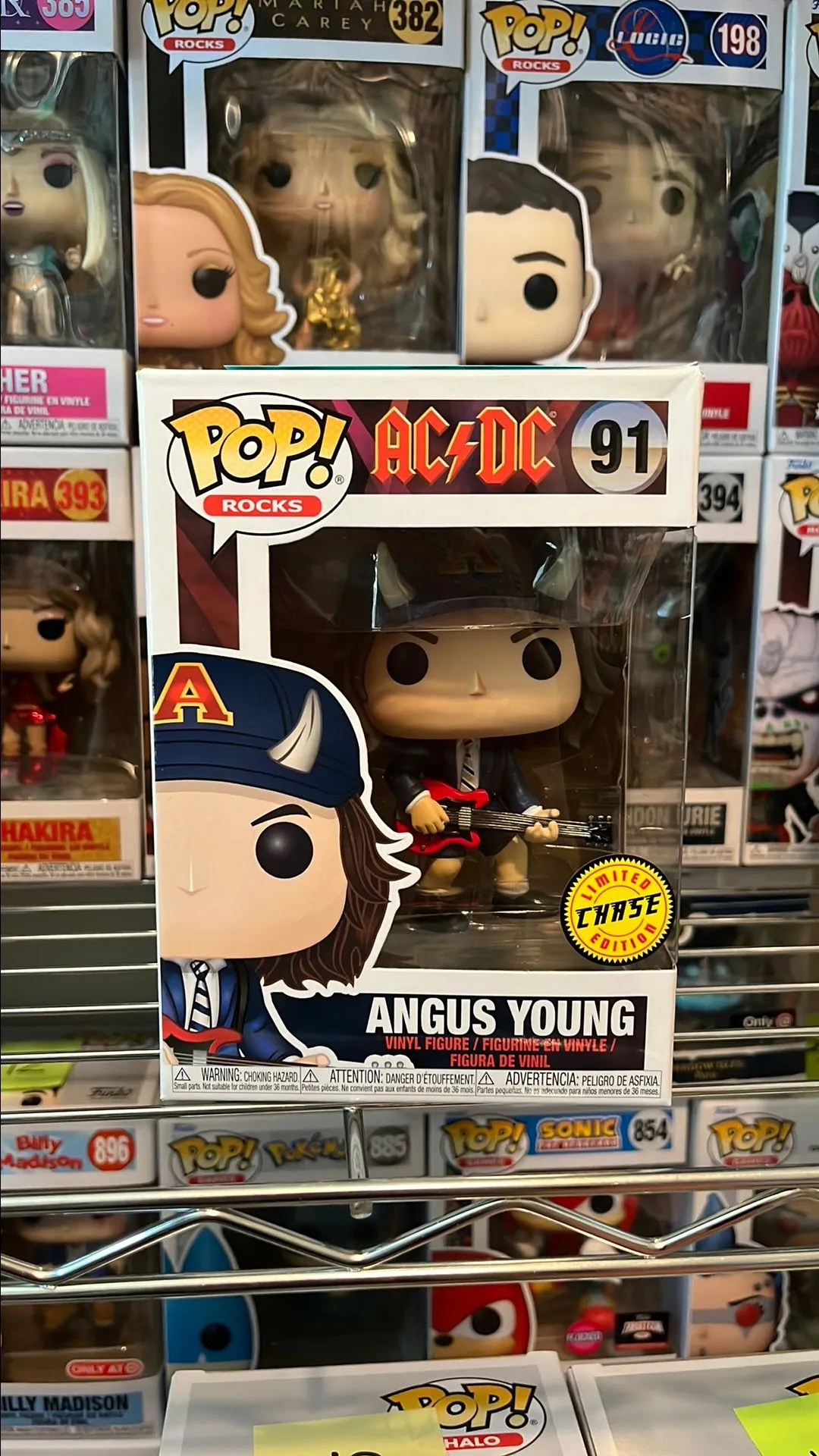Product image for Angus Young Chase AC/DC Funko Pop
