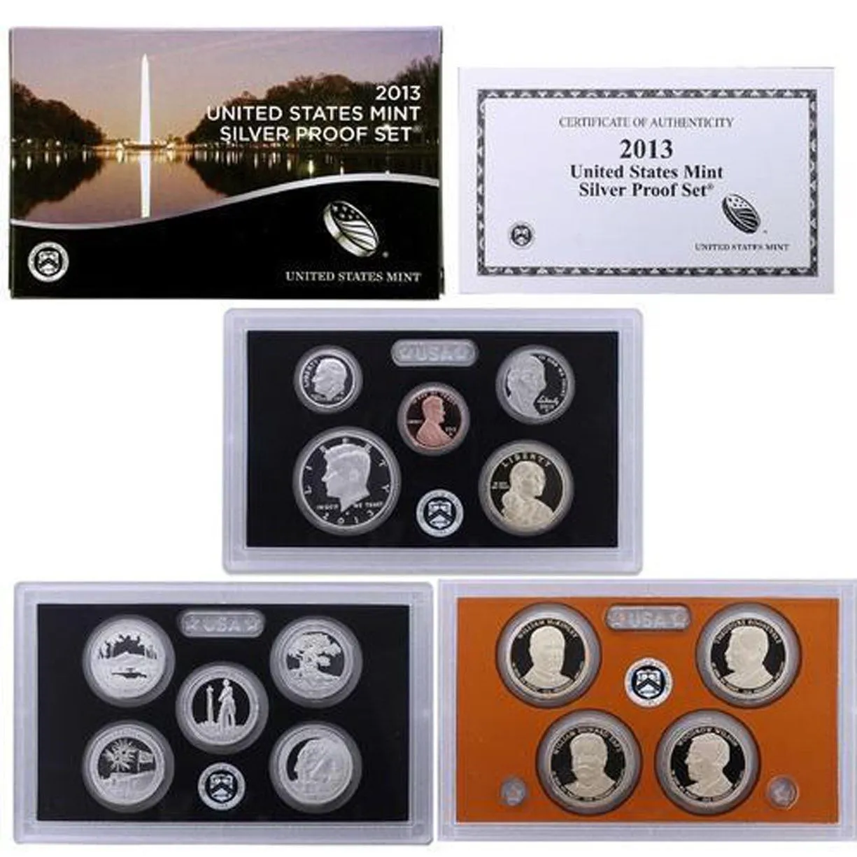 Product image for 2013 United States Silver Proof Set w/ Box & COA