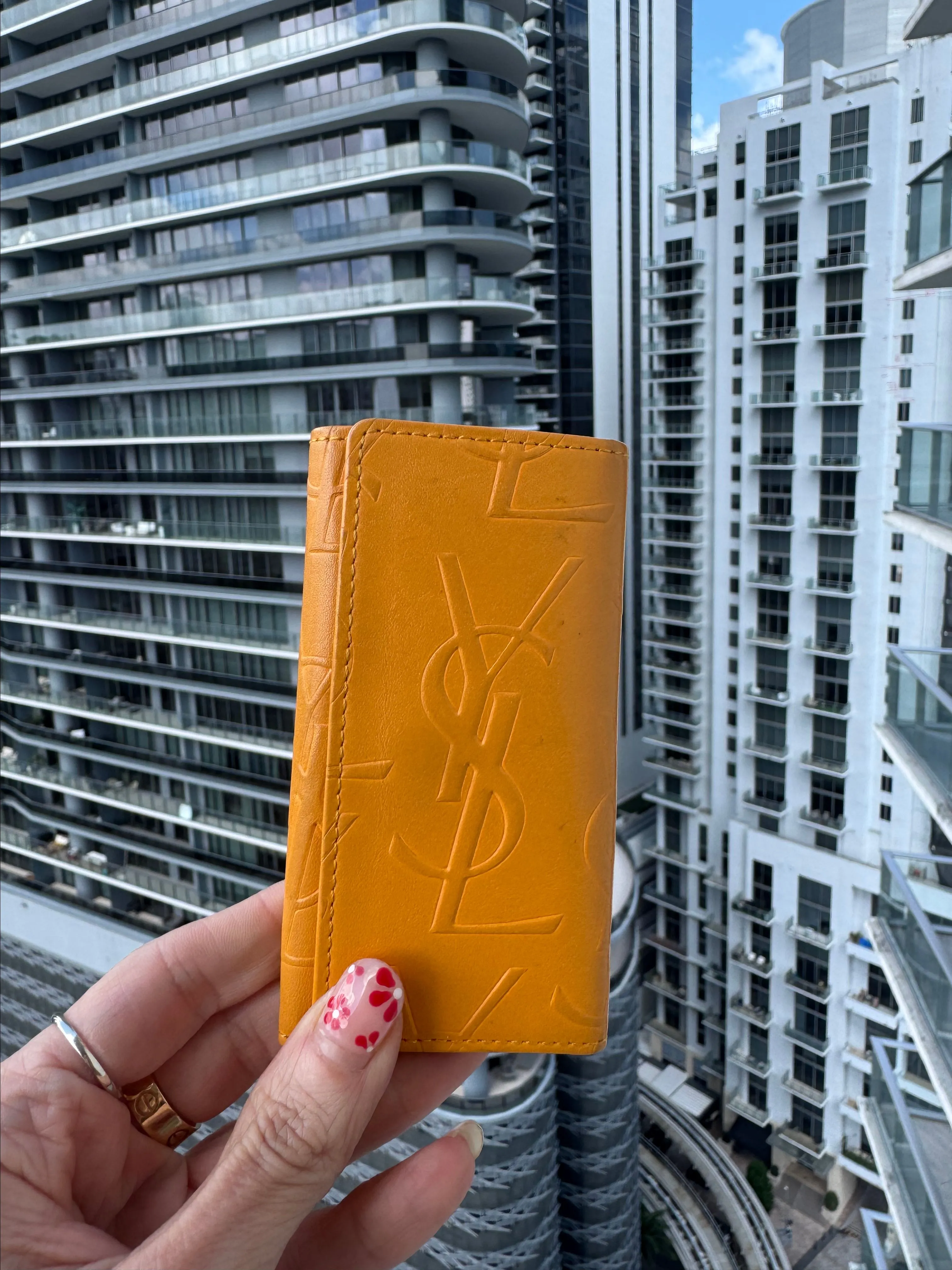 Product image for 6. YSL Logo Vintage Key Pouch