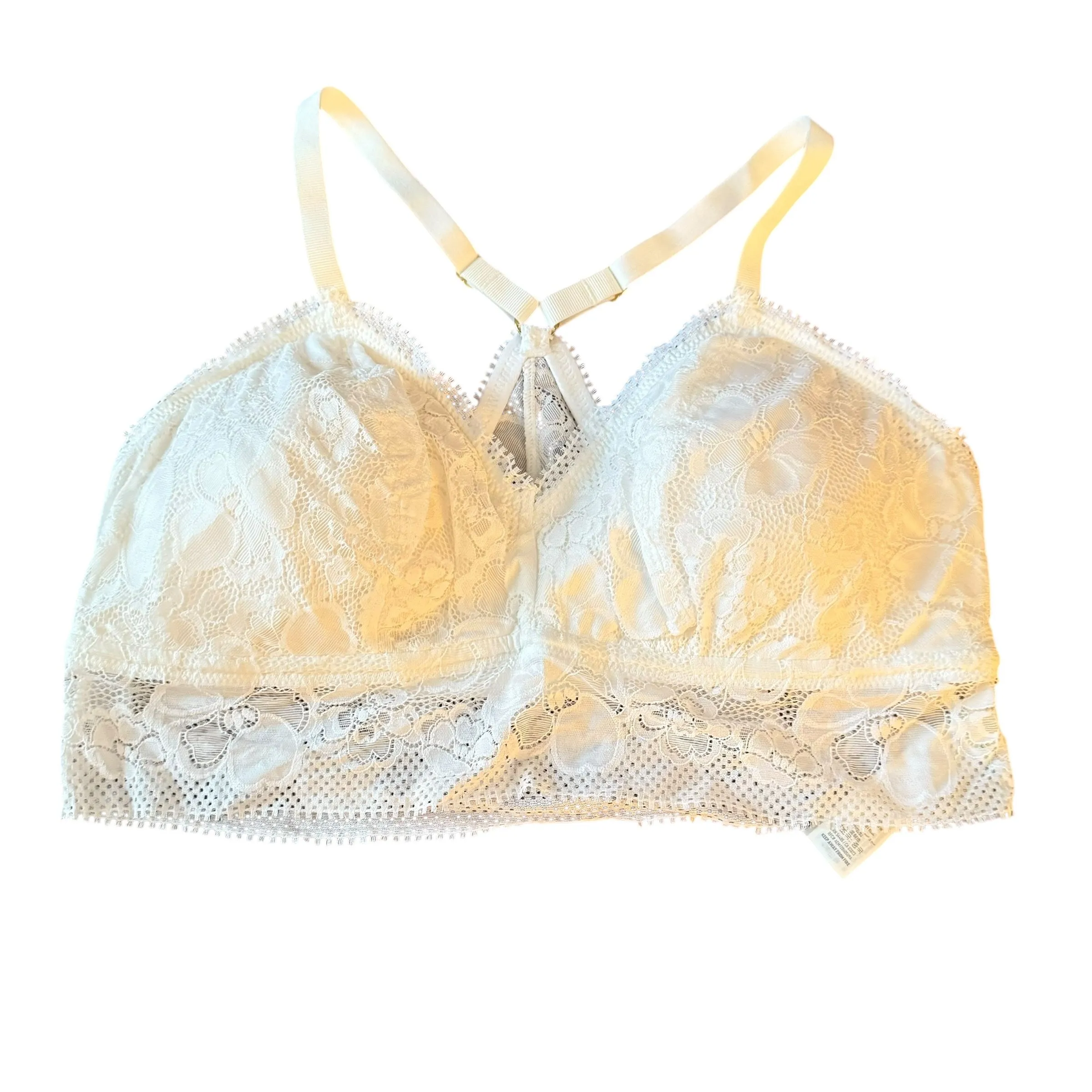 Product image for NWT Aerie Lace Racerback Bralette XL
