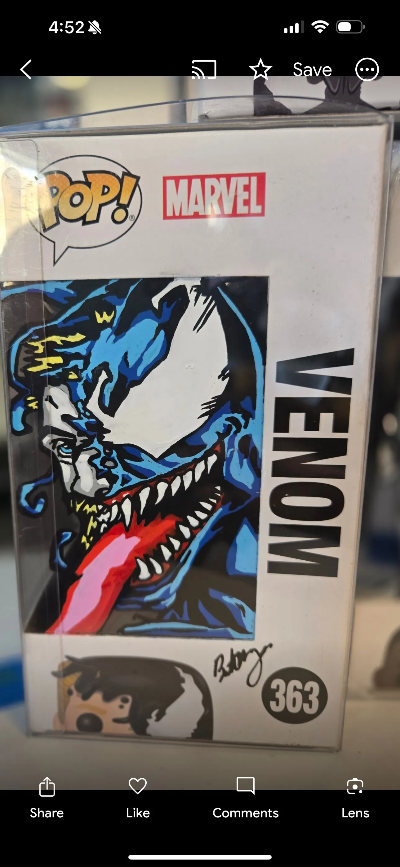 Product image for Venom/Eddie Funk Pop with Remark