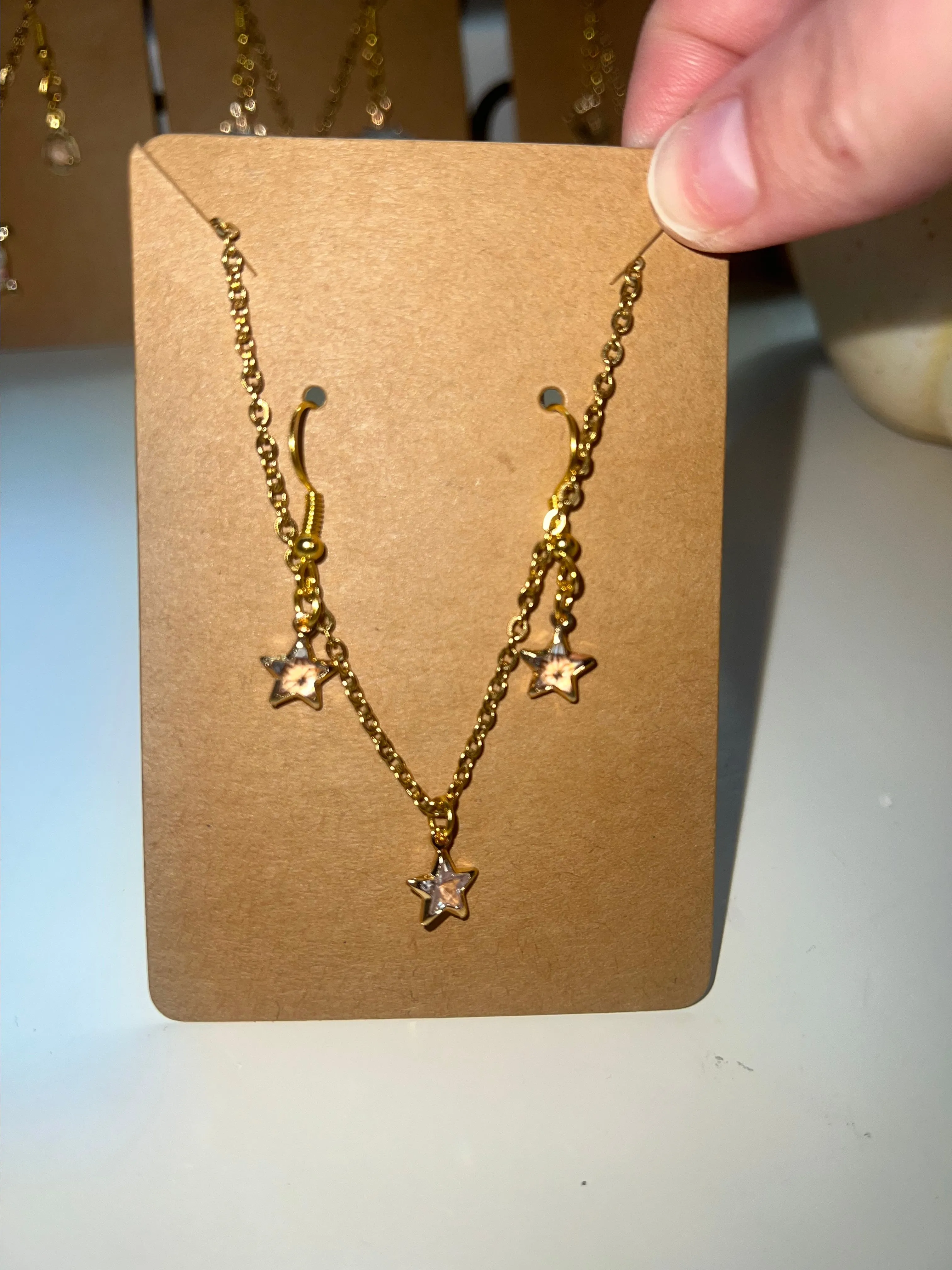 Product image for Star  Necklace & earring set #5
