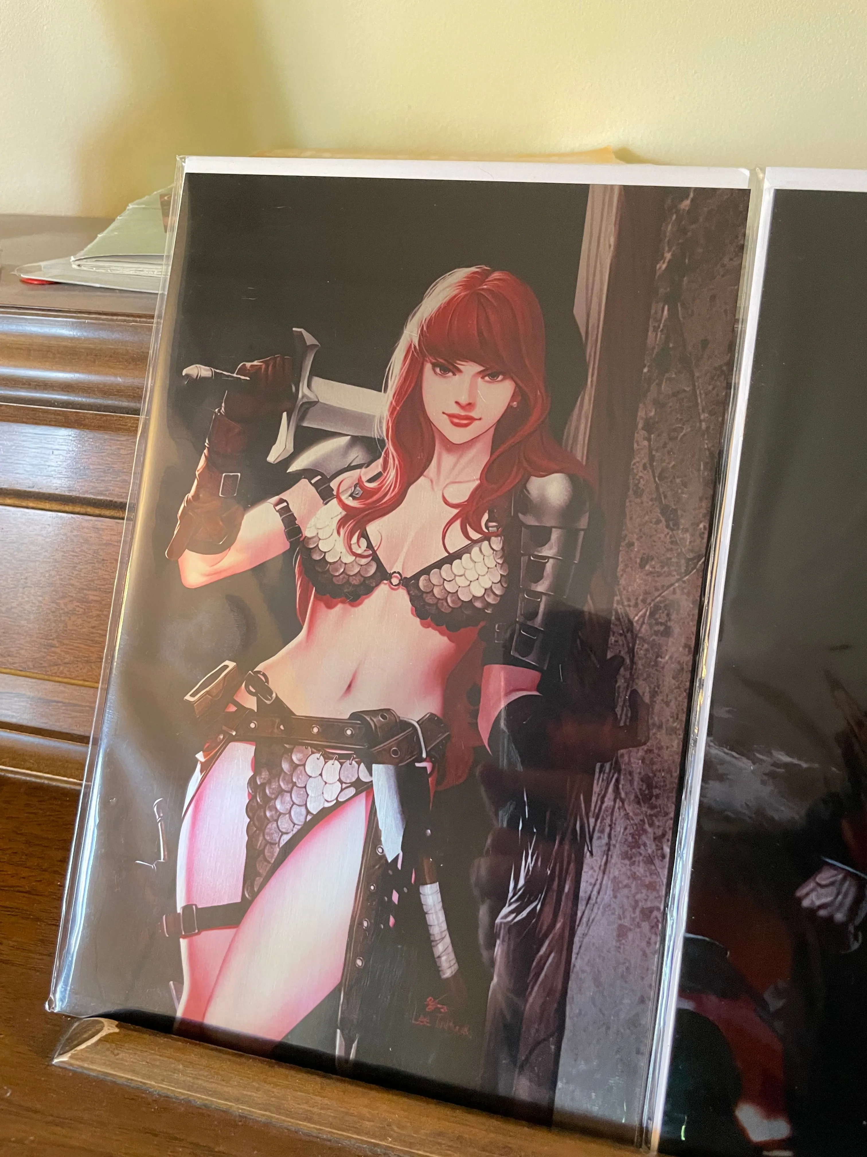 Product image for Unbreakable Red Sonja 1 inhyuk Lee METAL Virgin NYCC 2022