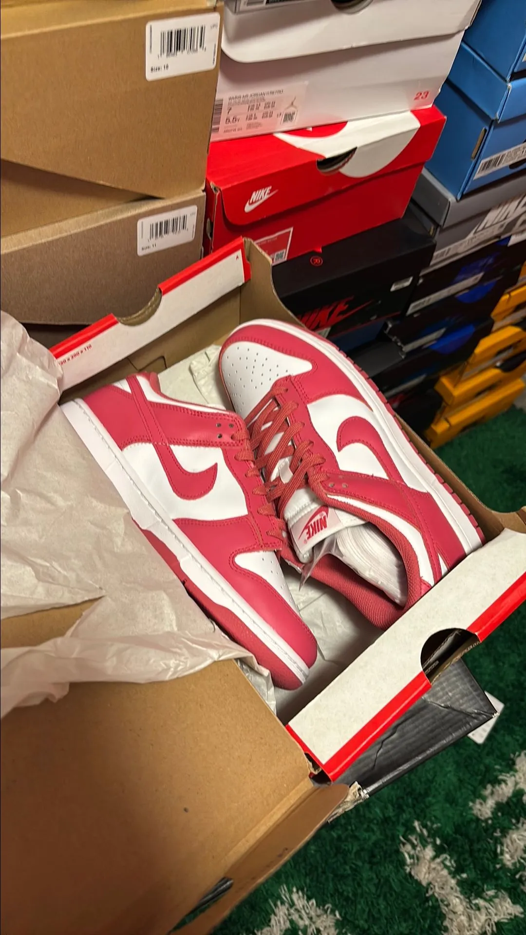 Product image for Nike dunk low archeo pink size 9w