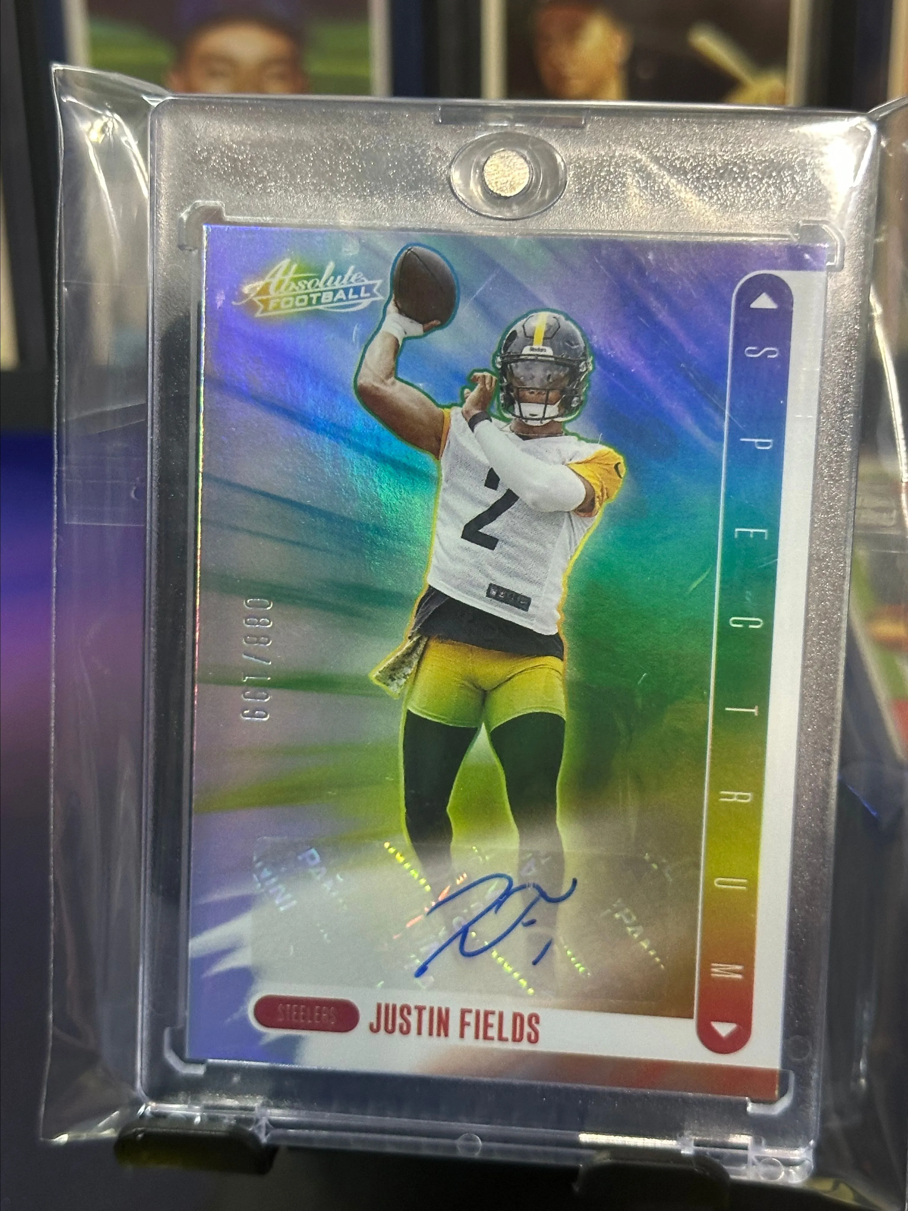 Product image for JUSTIN FIELDS 2024 ABSOLUTE SPECTRUM AUTO /199