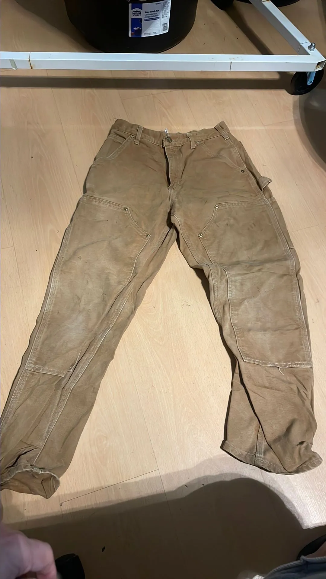 Product image for VTG CARHARTT DOUBLE KNEES B01 28X30
