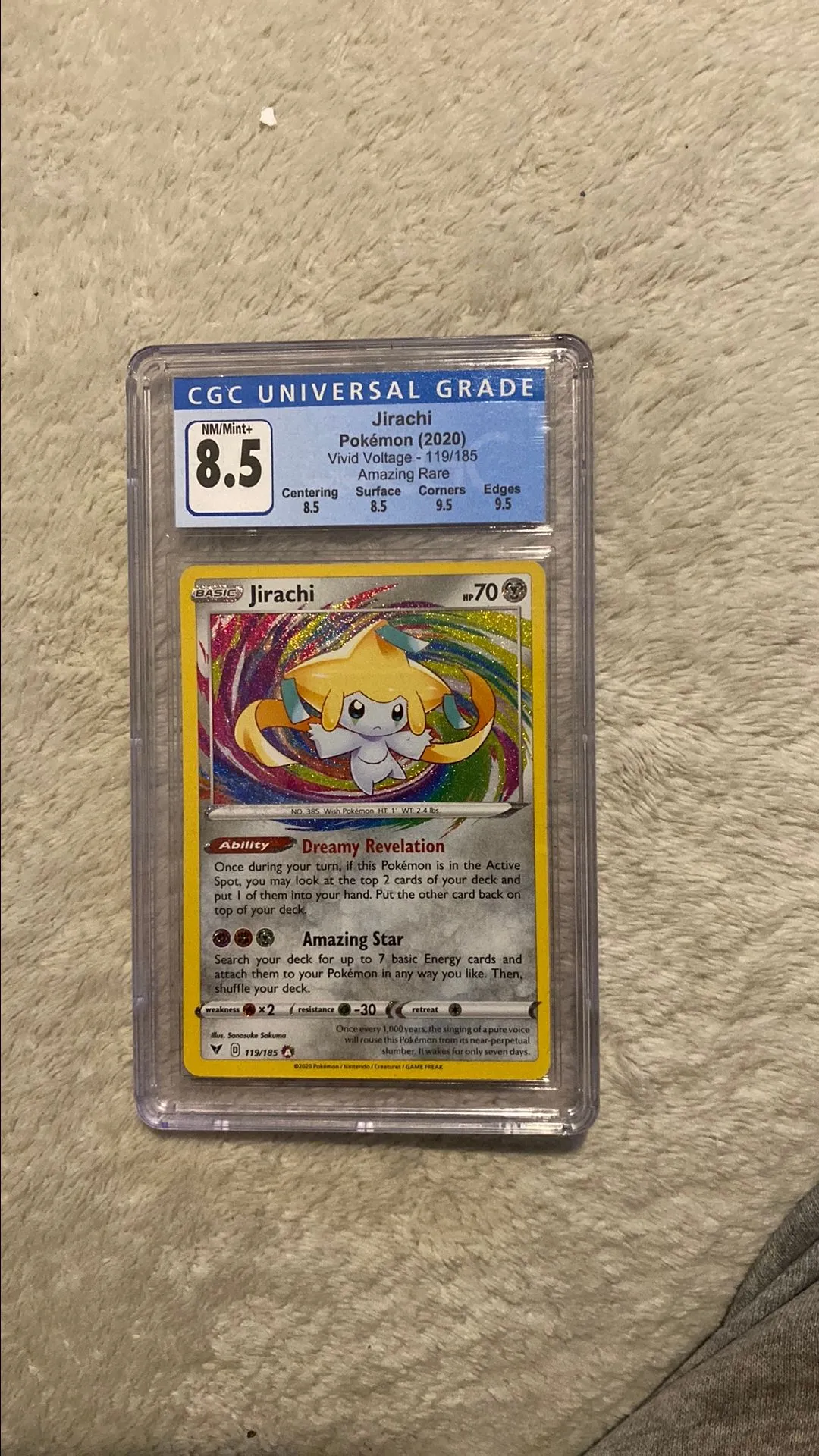 2020 Vivid Voltage Jirachi Amazing Rare CGC 8.5  Whatnot: Shop, Sell,  Connect