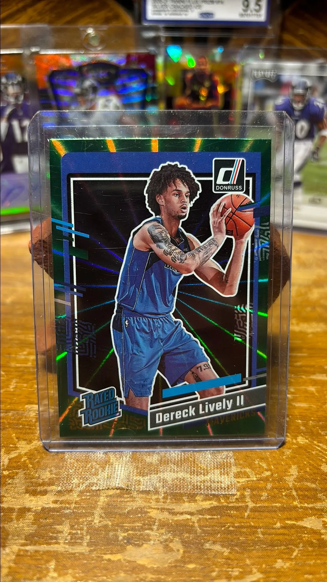 Product image for Dereck Lively 2023 Donruss (Green Laser) Rated Rookie #233