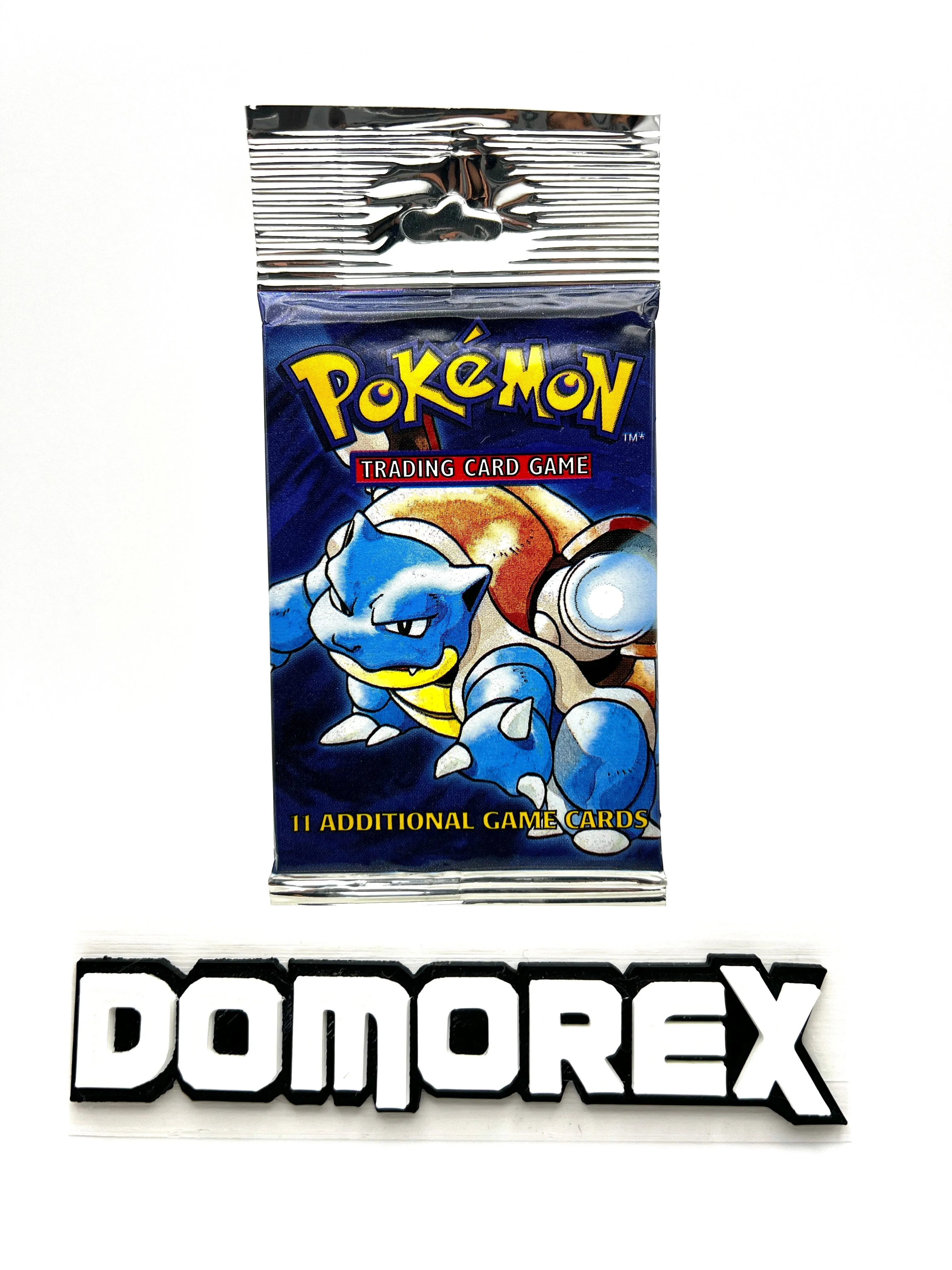 1999 Pokemon Base Set Long Crimp Booster Pack- Blastoise Art  Whatnot:  Shop, Sell, Connect