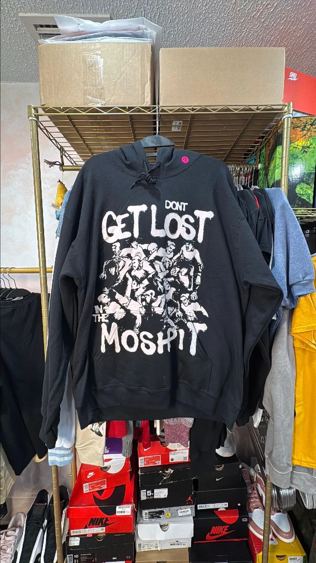 Product image for Don't Get Lost in the Mosh Pit/Get Busy or Die Tour Hoodie Large