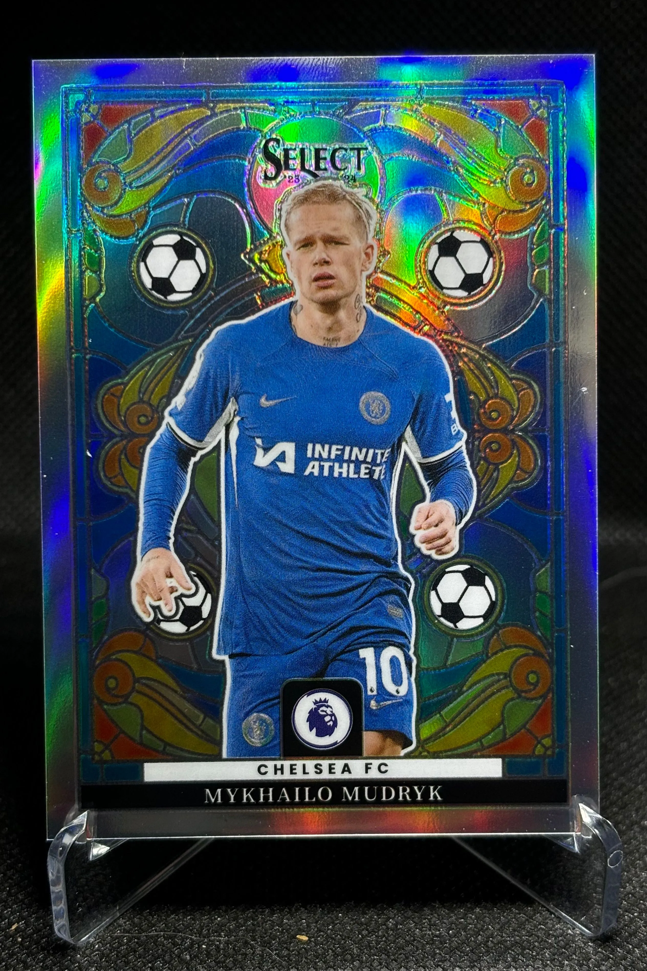 Product image for 2023-2024 Prizm EPL Choice Mykhailo Mudryk Stained Glass