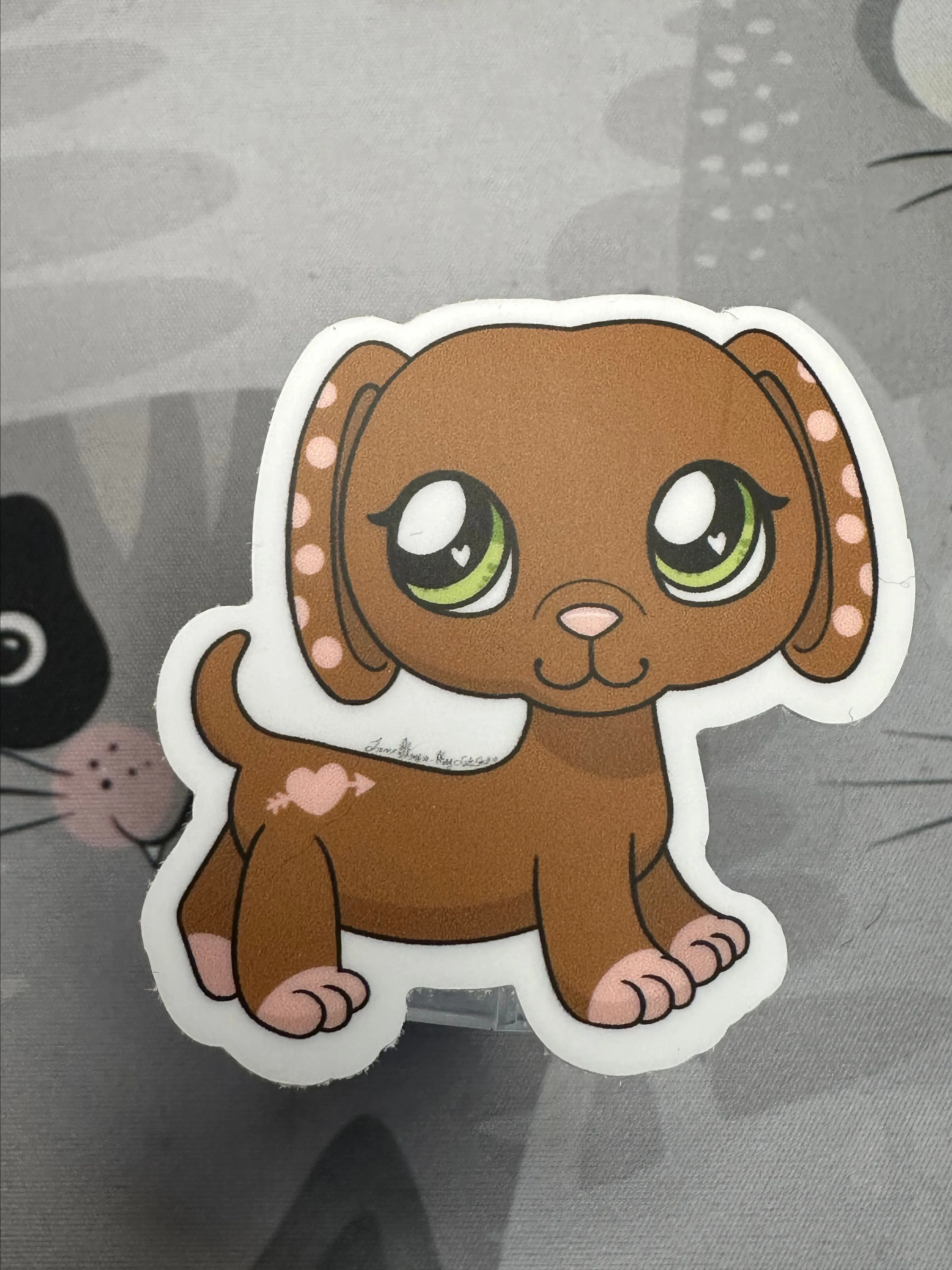 Product image for Heart dog sticker