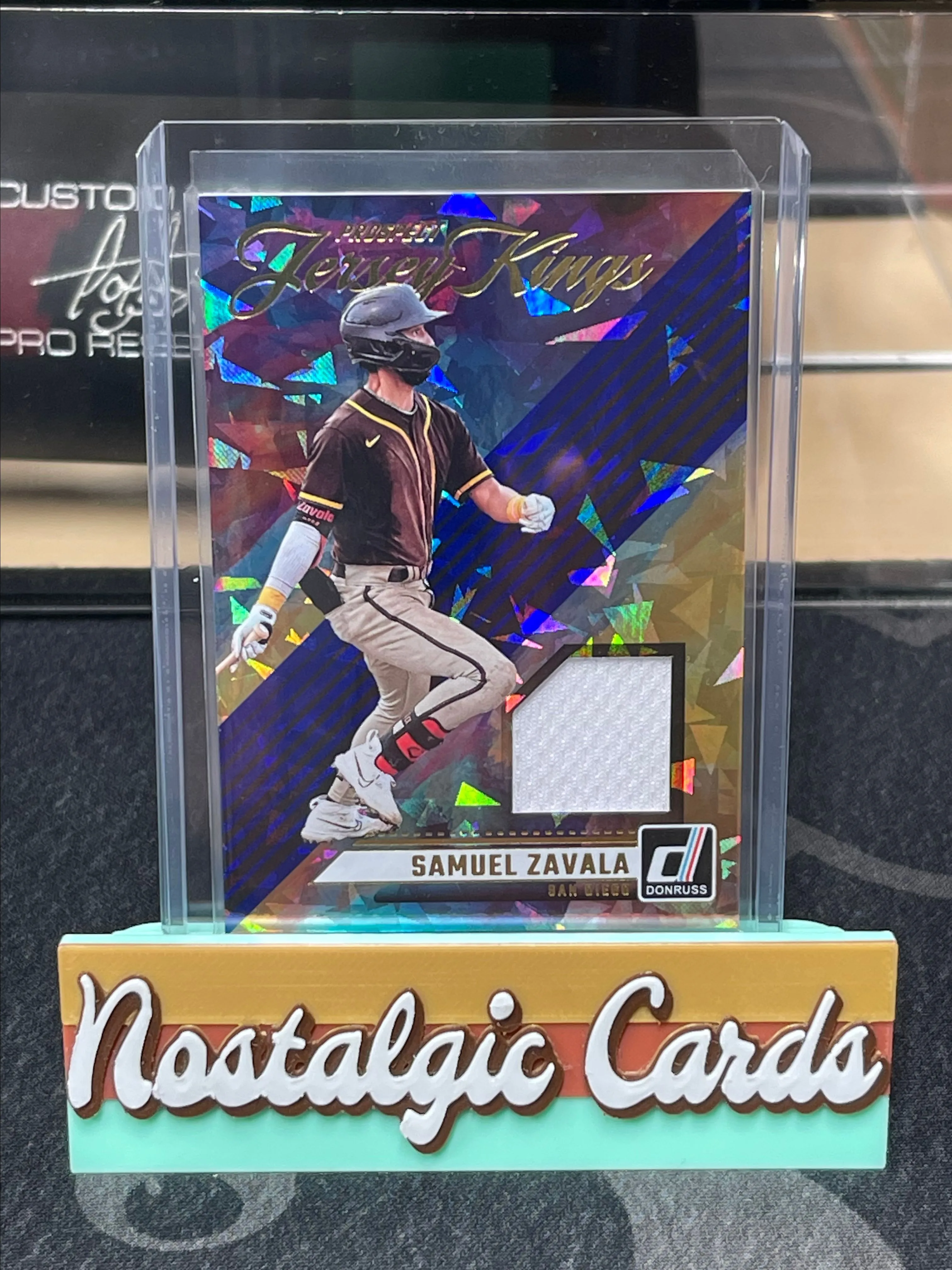 Product image for Samuel Zavala 2024 Donruss <Jersey Kings Blue Ice> CHI White Sox